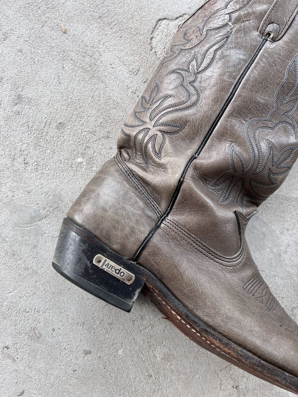 Cowboy Equipment Vintage Laredo Western Cowboy Leather Boots Rare Avant-Garde Size US 9 / EU 42 - 4 Thumbnail