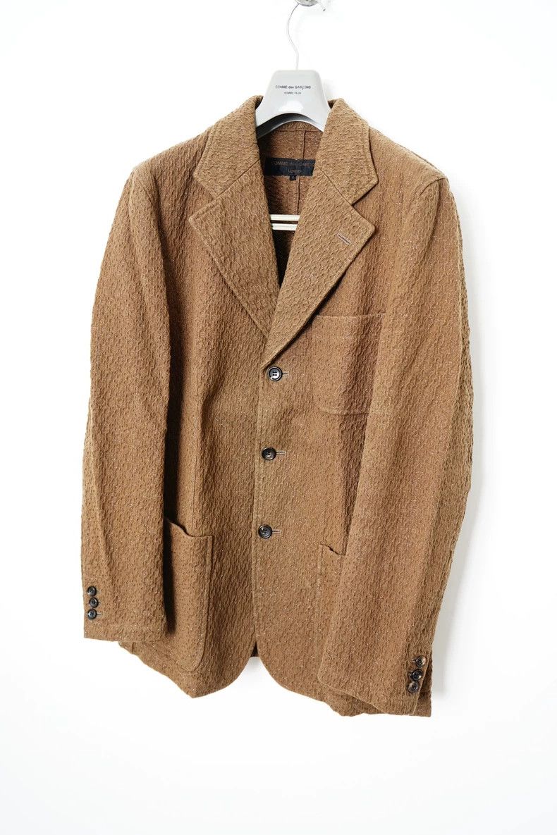Comme des Garcons Comme Des Garcons Silver Texture Coat Jacket Size US M / EU 48-50 / 2 - 2 Thumbnail