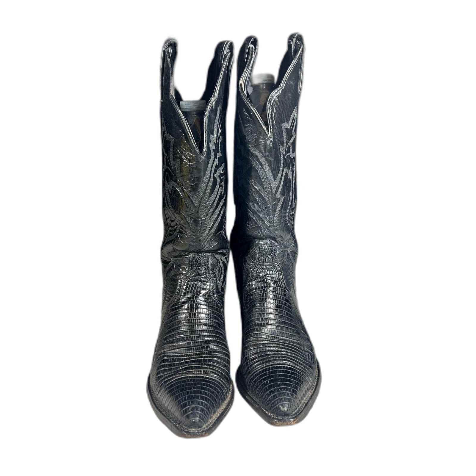 Tony Lama Tony Lama Exotic Teju Lizard Skin Western Cowgirl Boots Wome Size US 6.5 / EU 39-40 - 7 Thumbnail