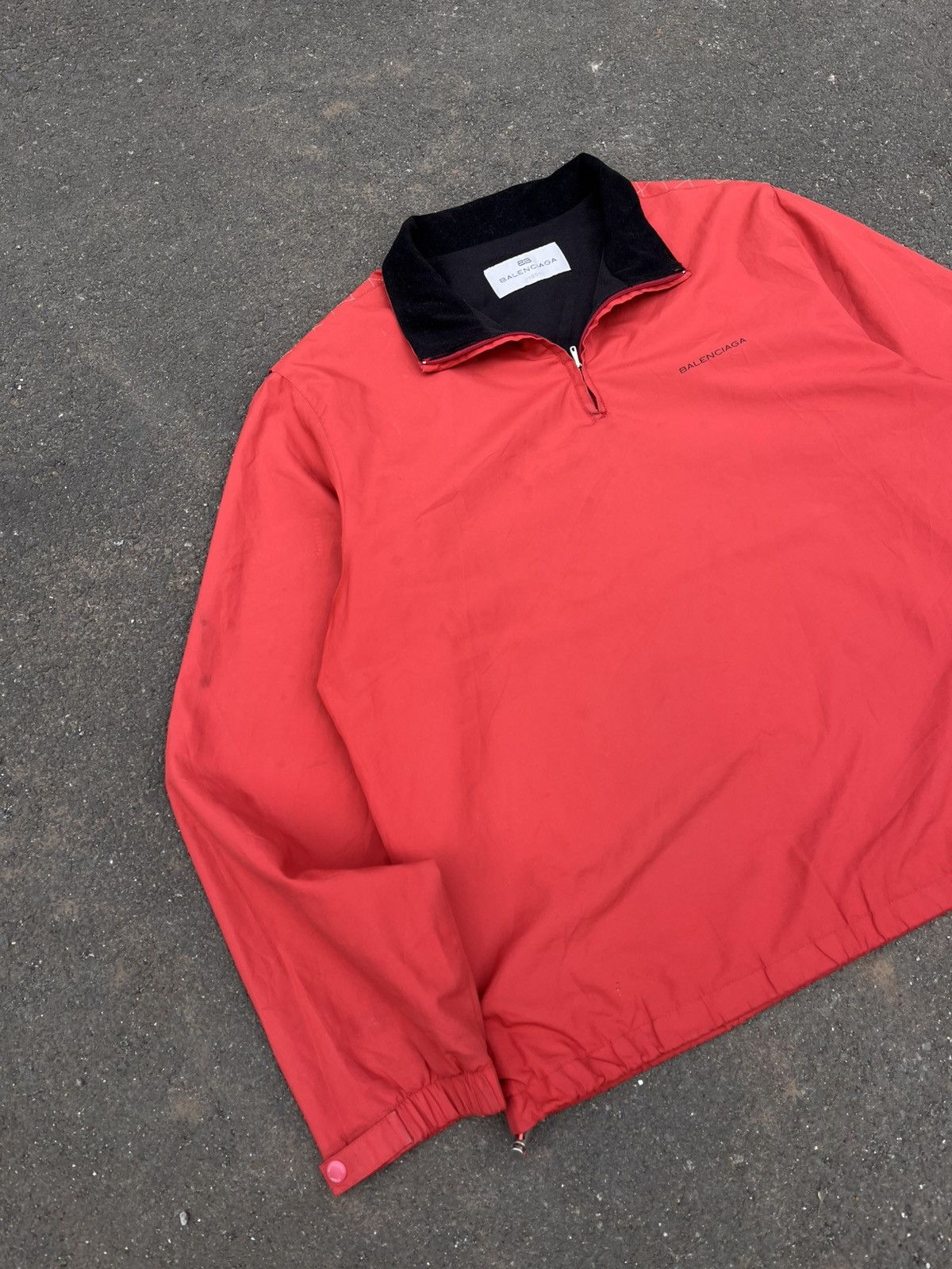 Balenciaga Balenciaga Paris Halfzip Jacket Size US L / EU 52-54 / 3 - 3 Thumbnail