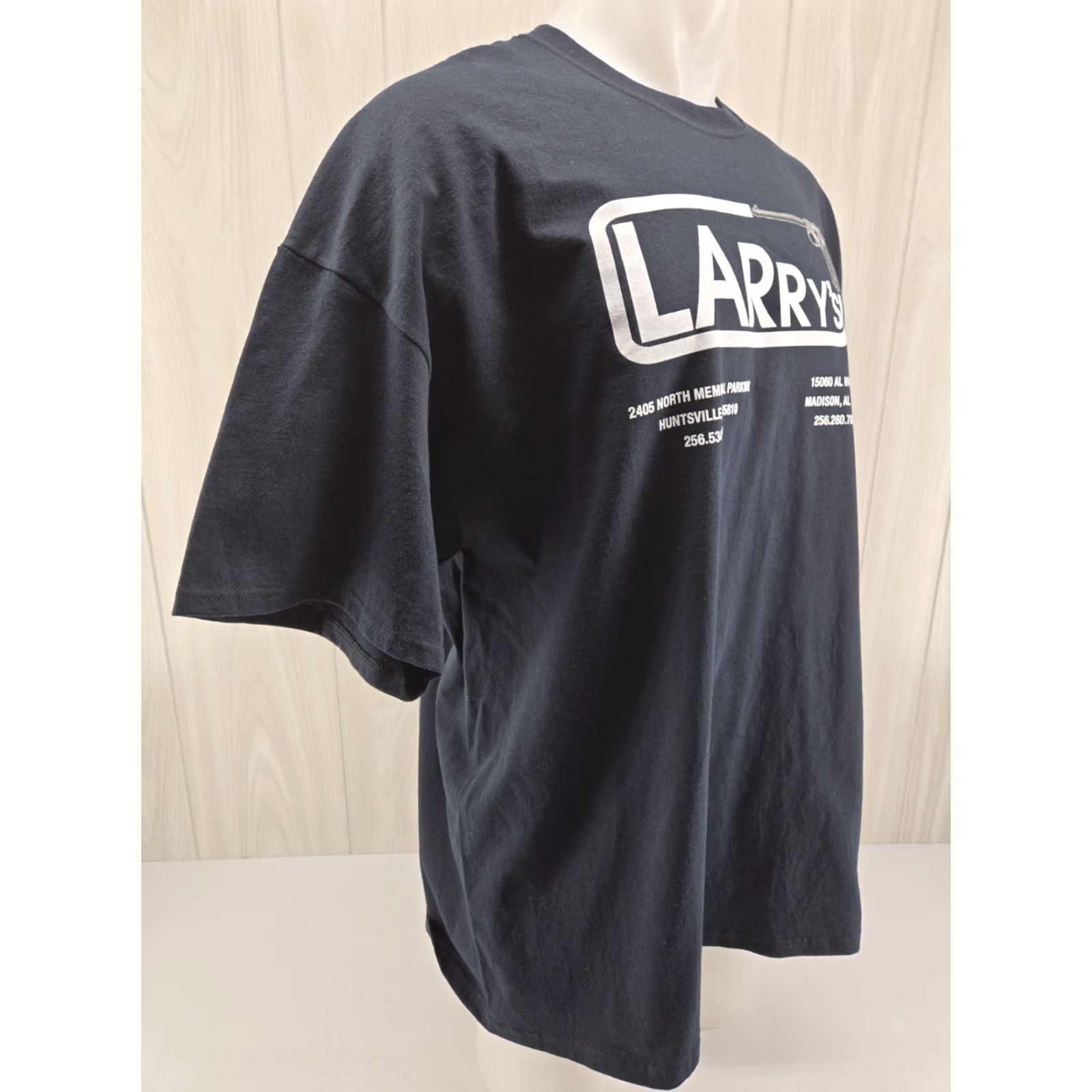 Gildan Gildan T-Shirt Black 2XL Larry's Pistol & Pawn Short Sleeve Crew Neck Logo Graphic Print Men Size US XXL / EU 58 / 5 - 6 Thumbnail