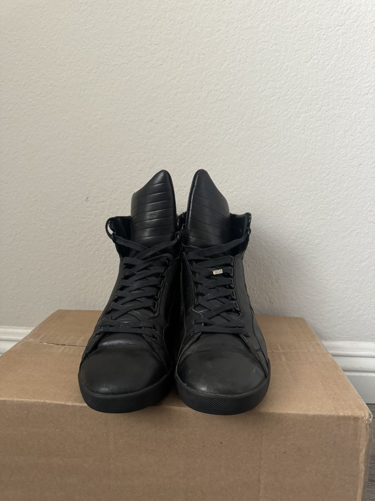 Dior × Hedi Slimane Dior Homme SS04 "Strip" Shoes Size US 9 / EU 42 - 3 Thumbnail