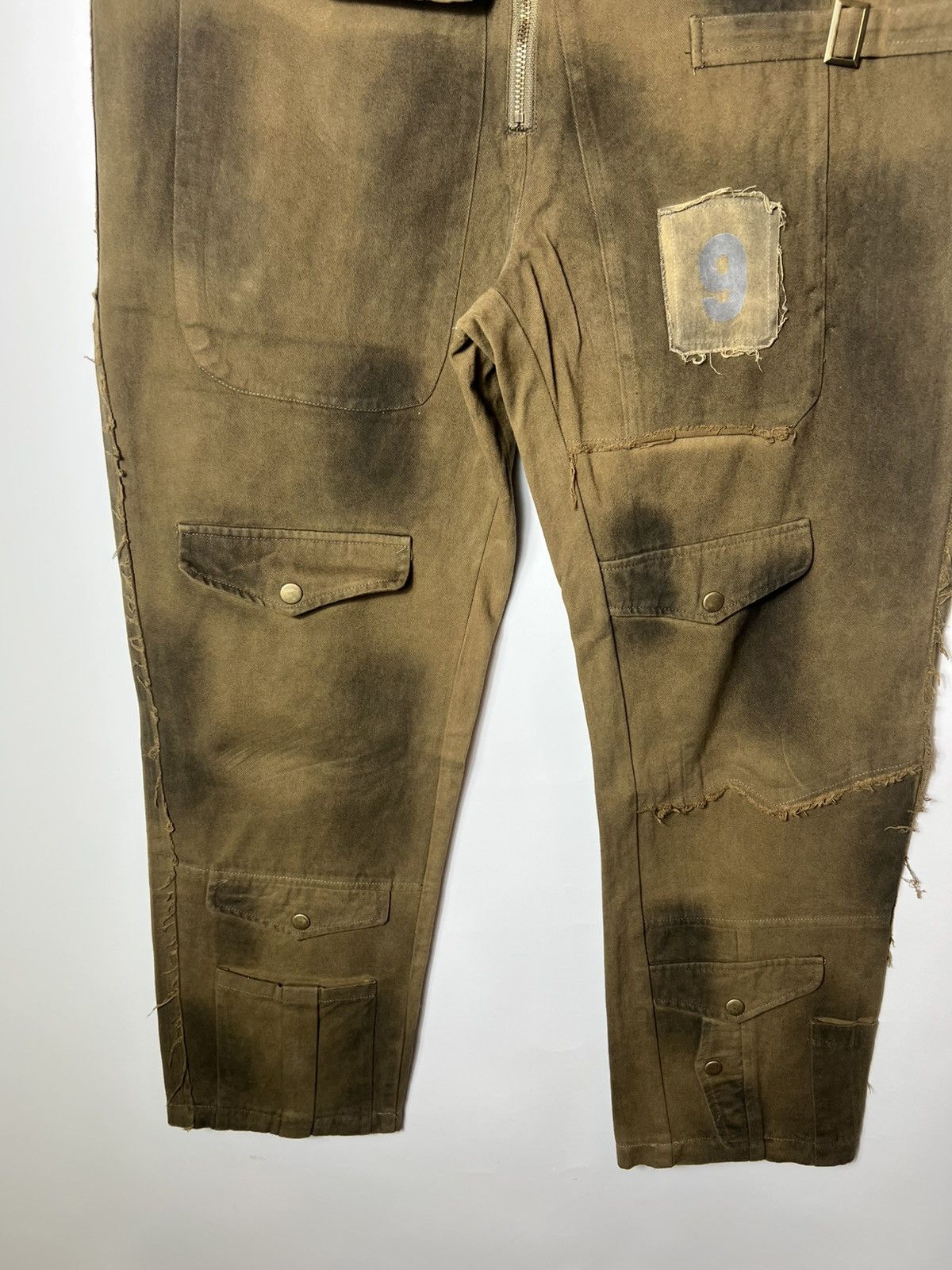Japanese Brand Vintage streetwear y2k distressed Avant Garde pants Size US 34 / EU 50 - 4 Thumbnail