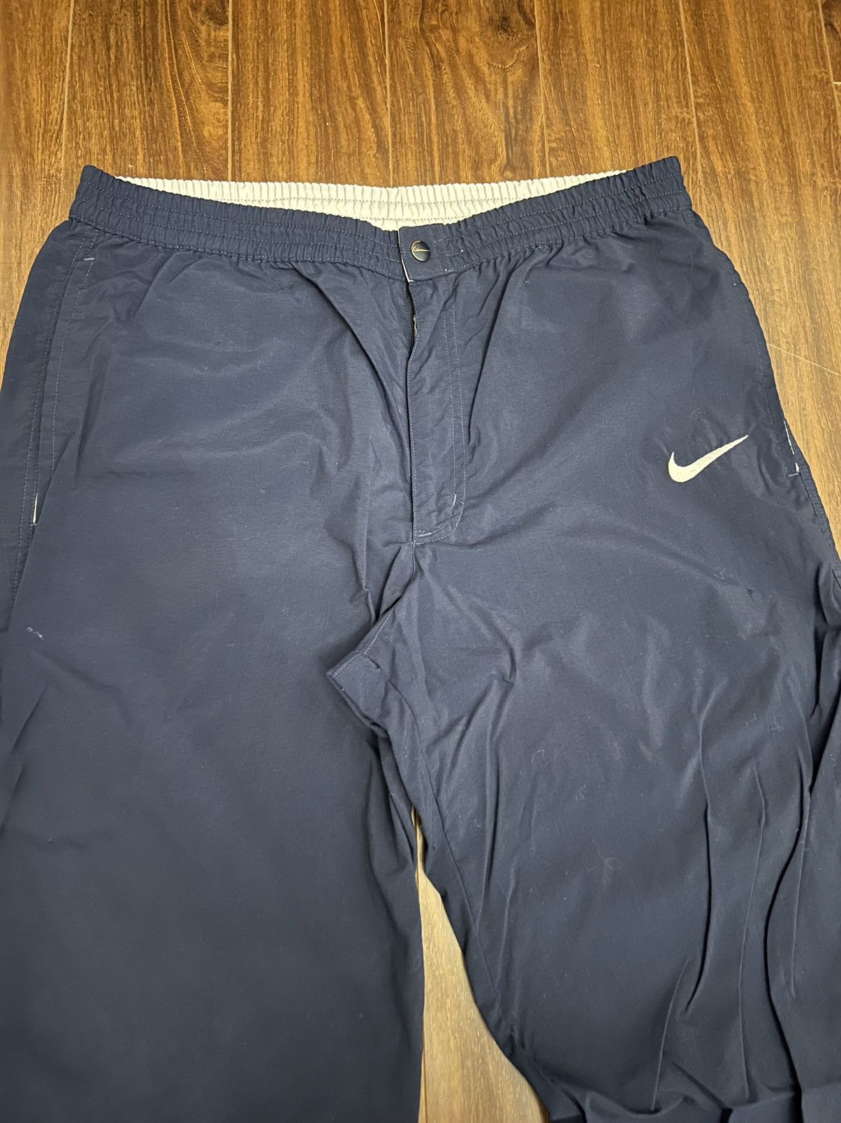 Nike Vintage White Tag 90s Nike Trackpants Size US 32 / EU 48 - 4 Thumbnail