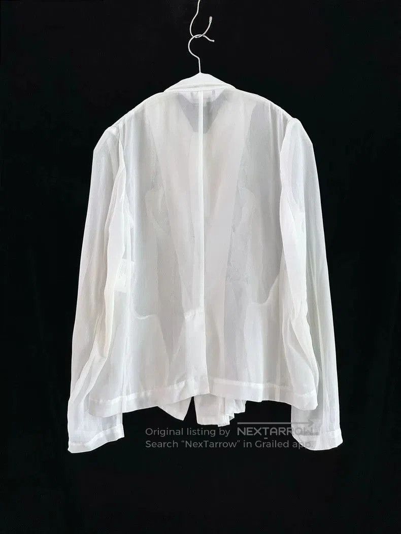 Comme des Garcons Comme des Garcons Ruffled White Blouse. Size US XS / EU 42 / 0 - 3 Thumbnail
