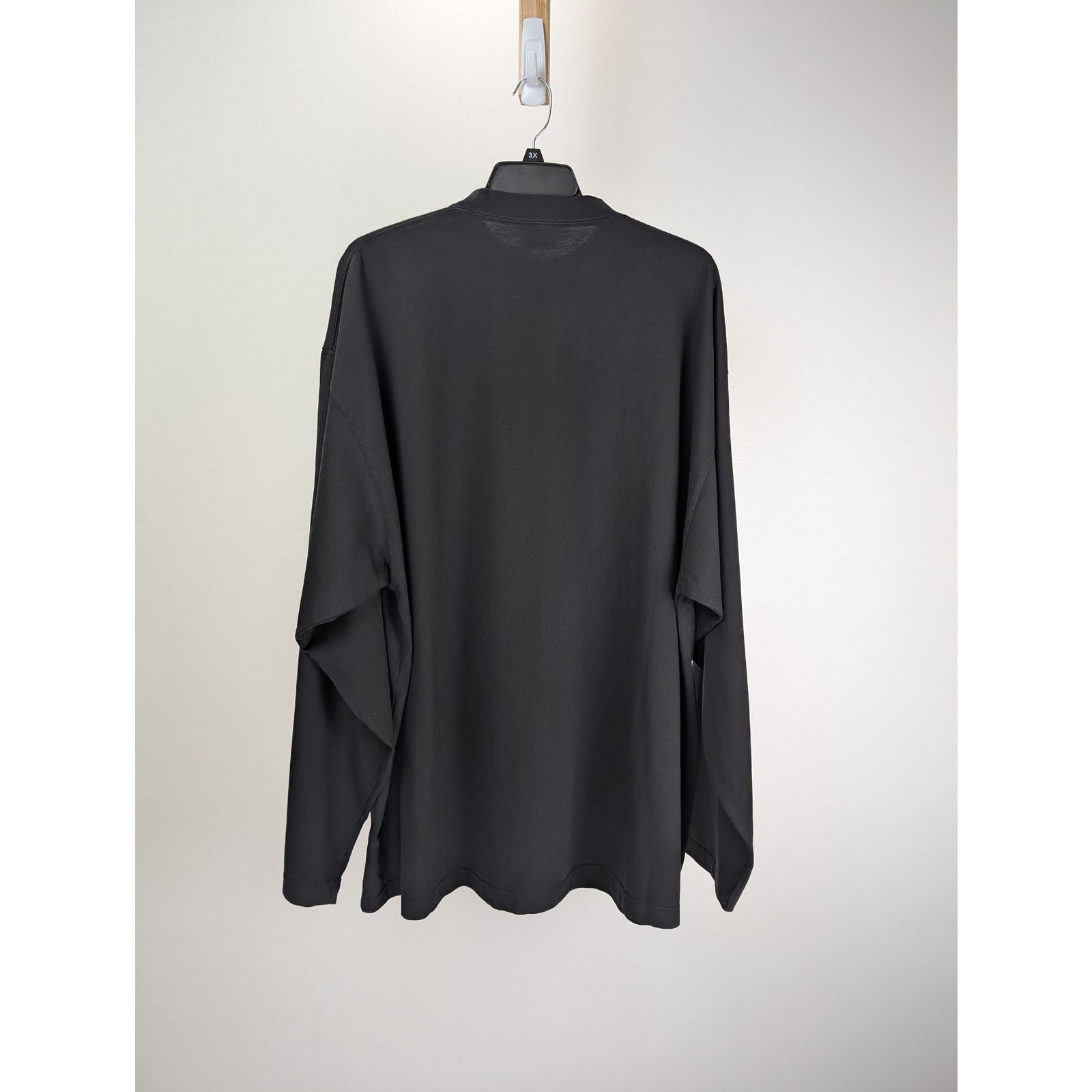 Balenciaga o1rshd1 Oversized Long Sleeve Shirt Paris Jersey Sweatshirt Size US XL / EU 56 / 4 - 9 Thumbnail