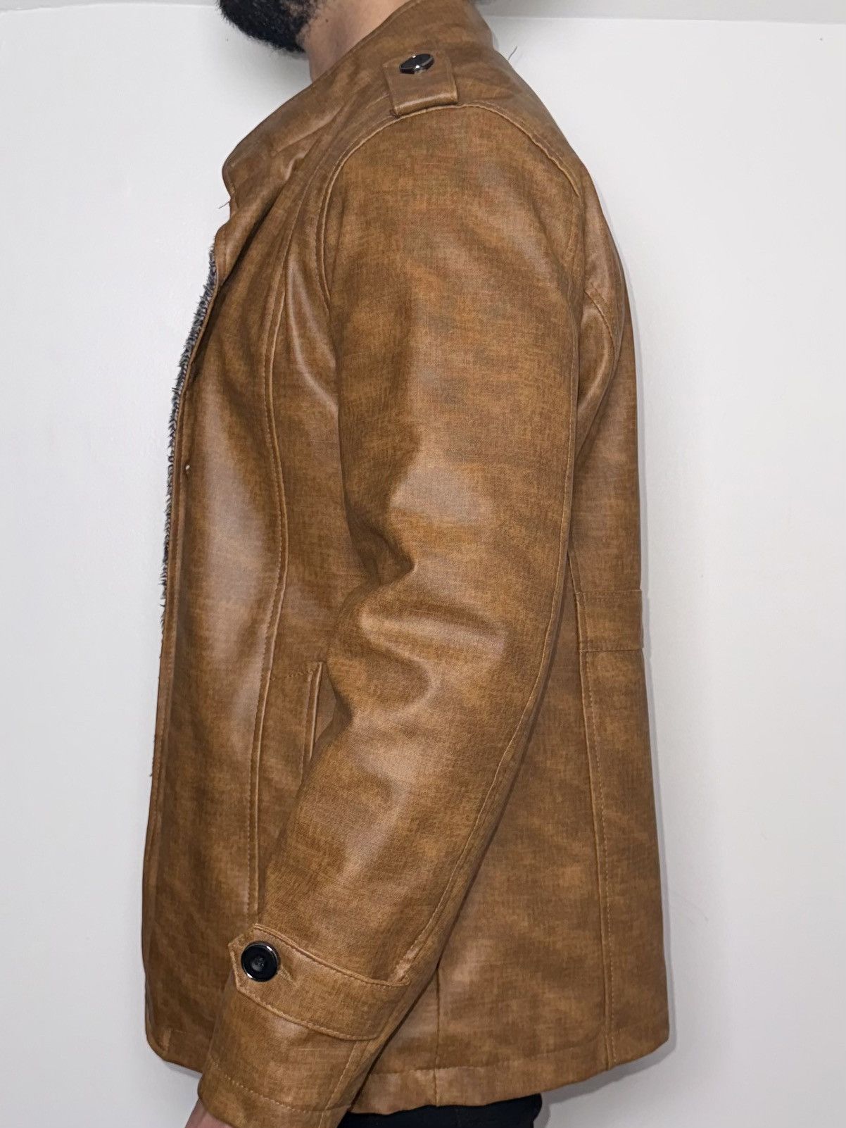 Other Fur lined upscale leather jacket Size US M / EU 48-50 / 2 - 1 Thumbnail
