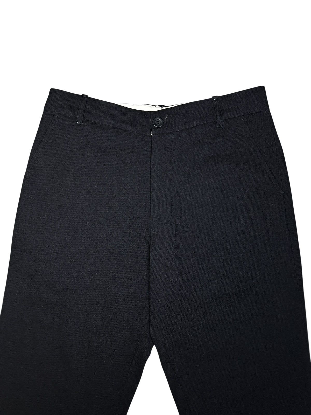 Rick Owens F/W 03 Revillon Cuffed Wool 3/4 Trousers Size US 32 / EU 48 - 2 Thumbnail