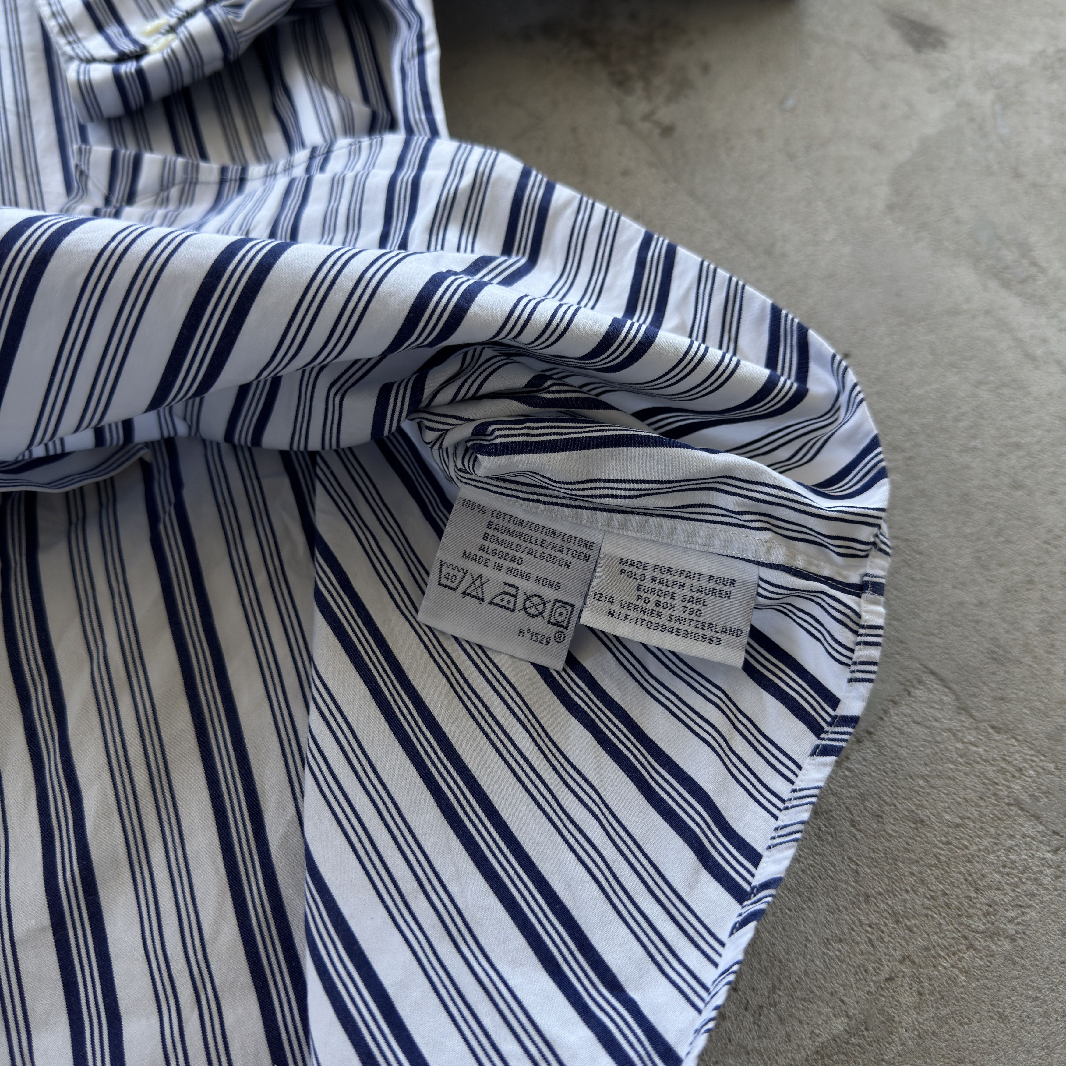 Polo Ralph Lauren Polo Ralph Lauren Vertical Striped Shirt Custom Fit L 16 40 Size US L / EU 52-54 / 3 - 6 Thumbnail