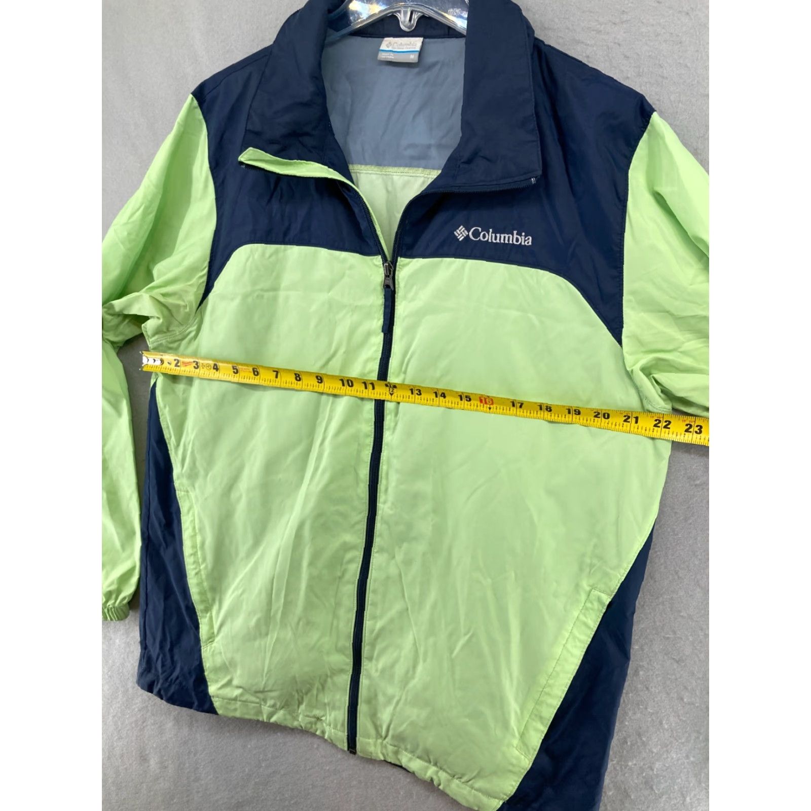 Vintage Columbia Jacket Womens M Blue Green Full Zip Outdoors Size M / US 6-8 / IT 42-44 - 2 Thumbnail