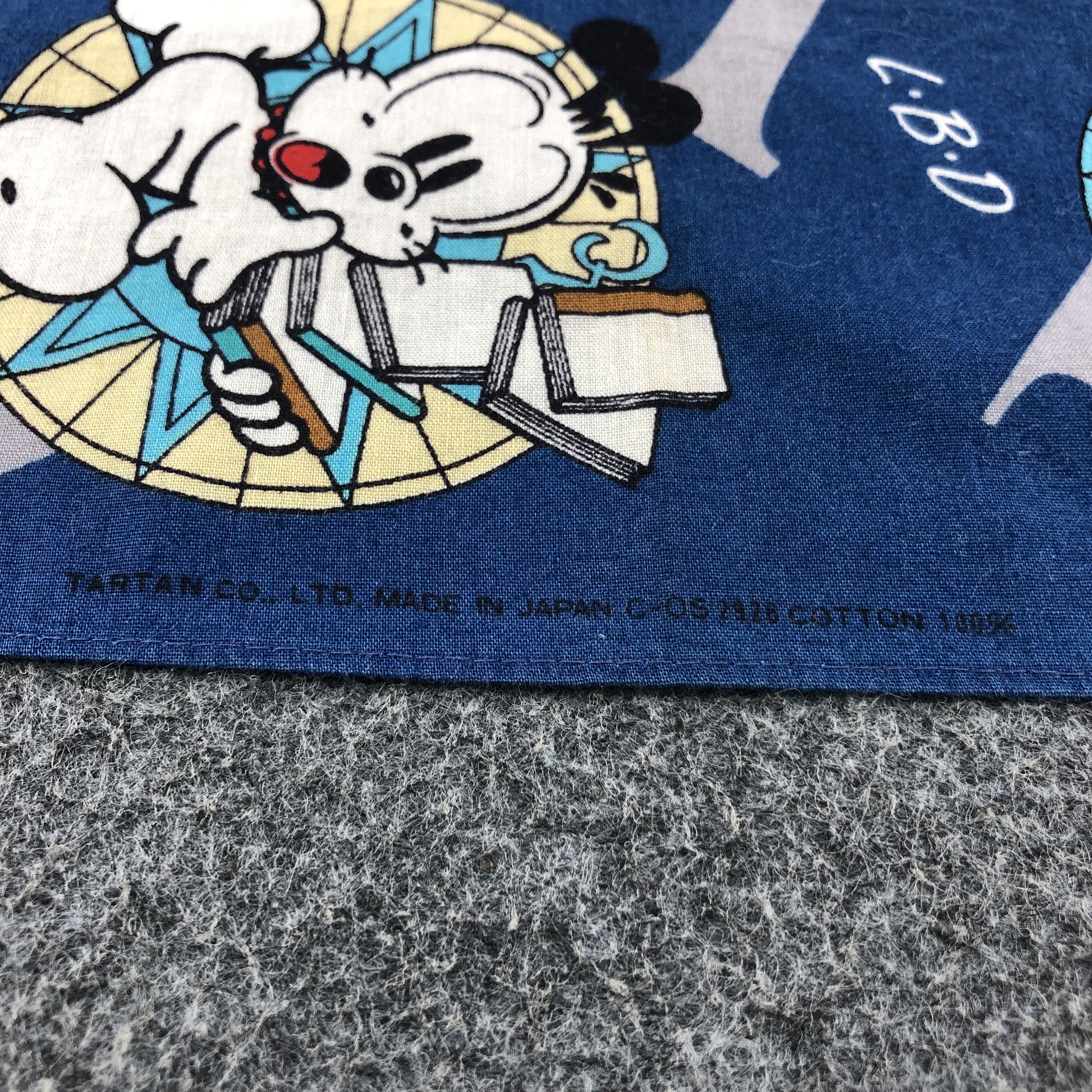 Anime × Vintage Little Bobdog Handkerchief Neckerchief Bandana X37 Size ONE SIZE - 3 Thumbnail