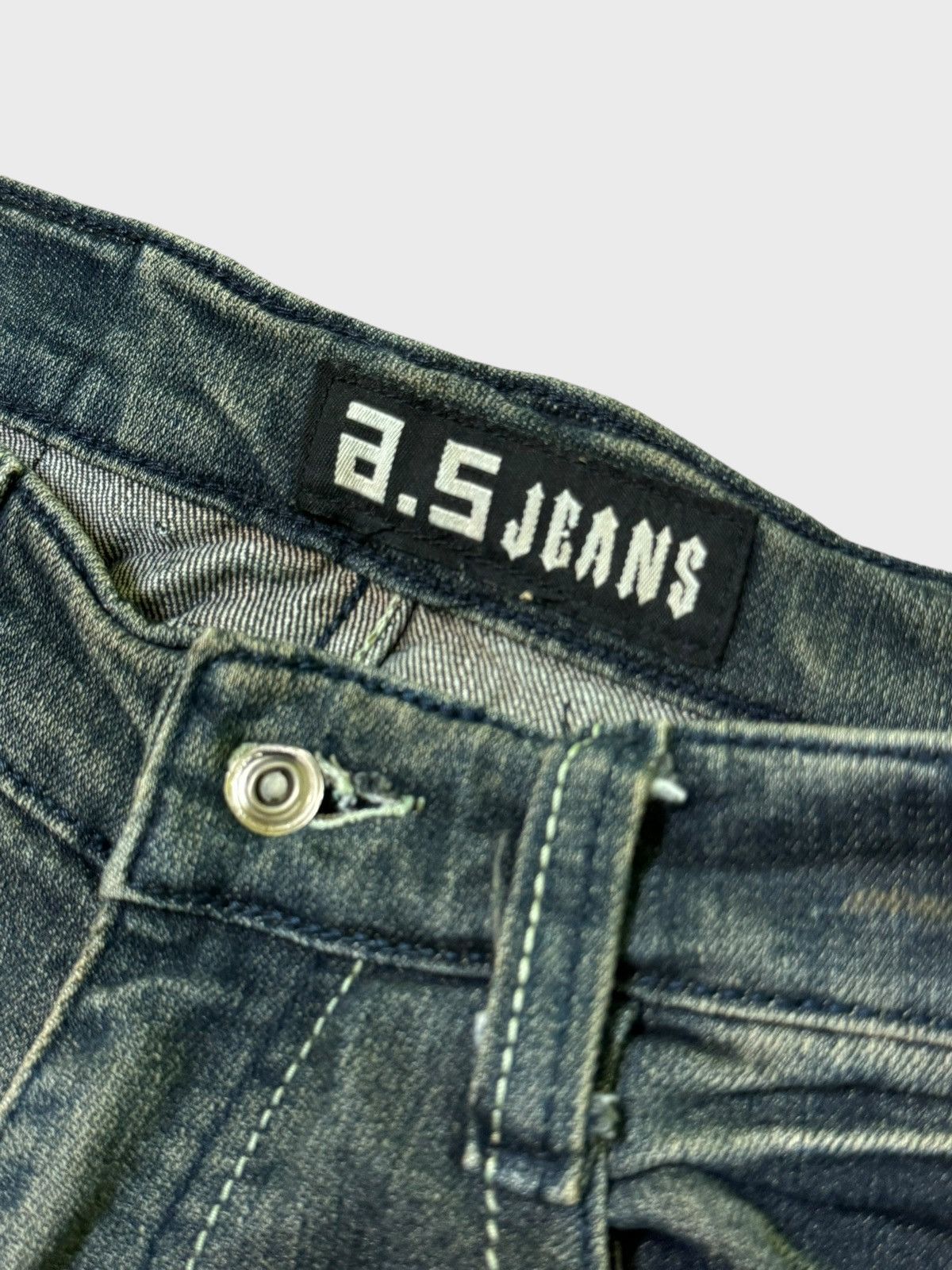 Hysteric Glamour × If Six Was Nine × Le Grande Bleu (L.G.B.) A.S Jeans Patches Mud Clawn Mark Denim Pants Size US 29 - 9 Thumbnail