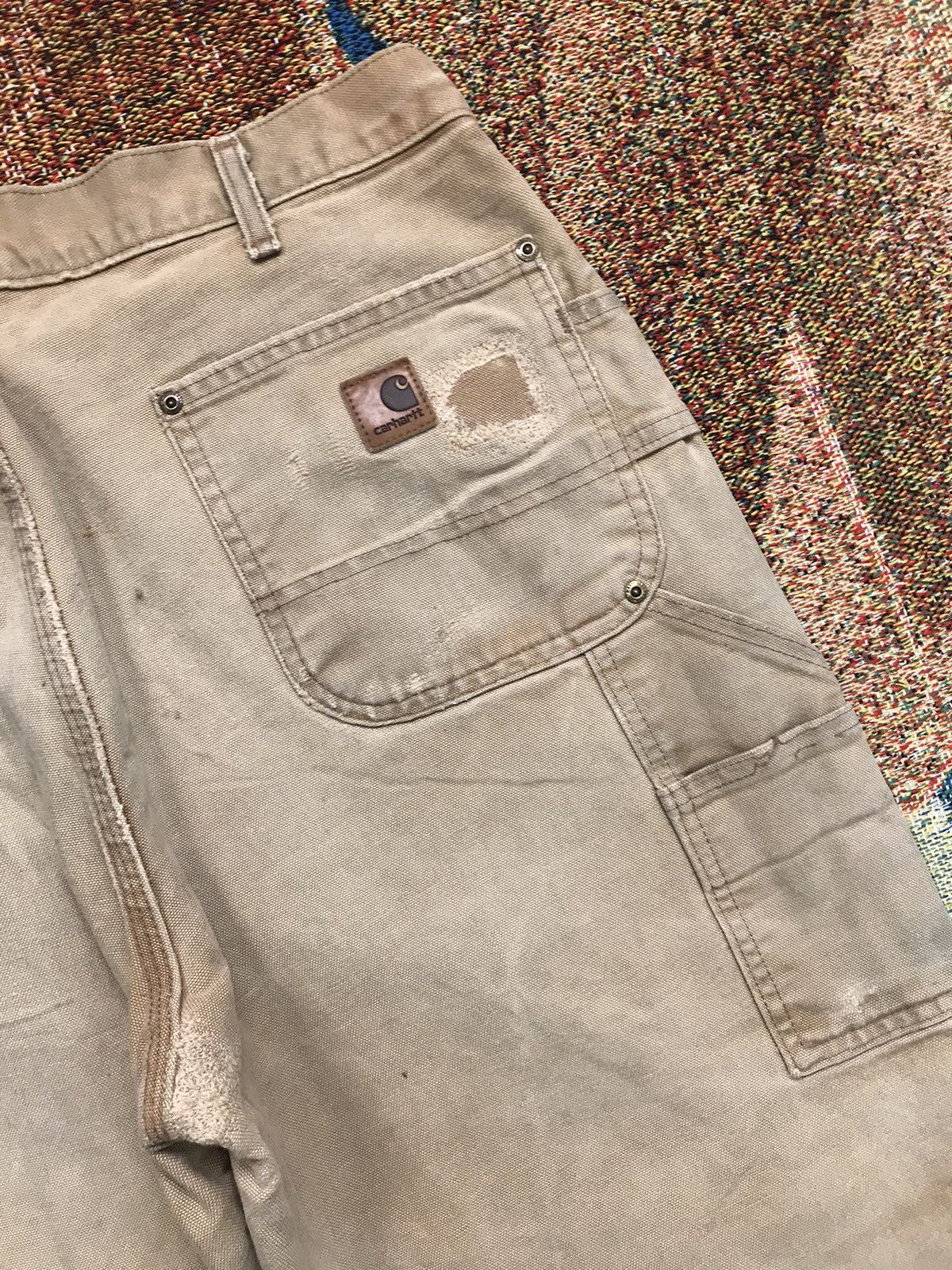 Carhartt Vintage Carhartt B292 BRN double knee workwear denim Size US 38 / EU 54 - 16 Thumbnail