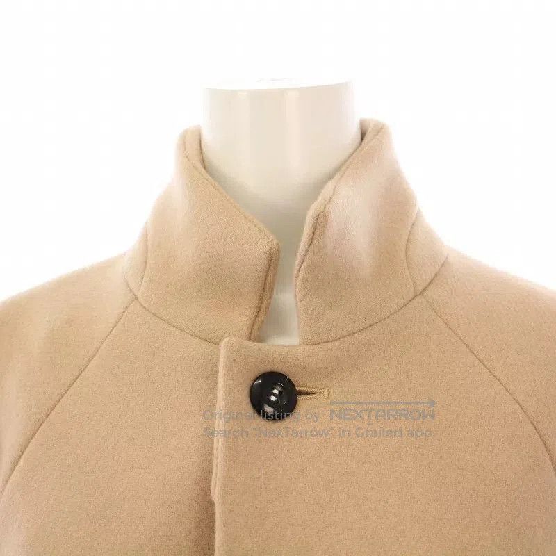 KIJIMA TAKAYUKI Suzuki Takayuki Beige Wool Blend Coat. Size M / US 6-8 / IT 42-44 - 4 Thumbnail