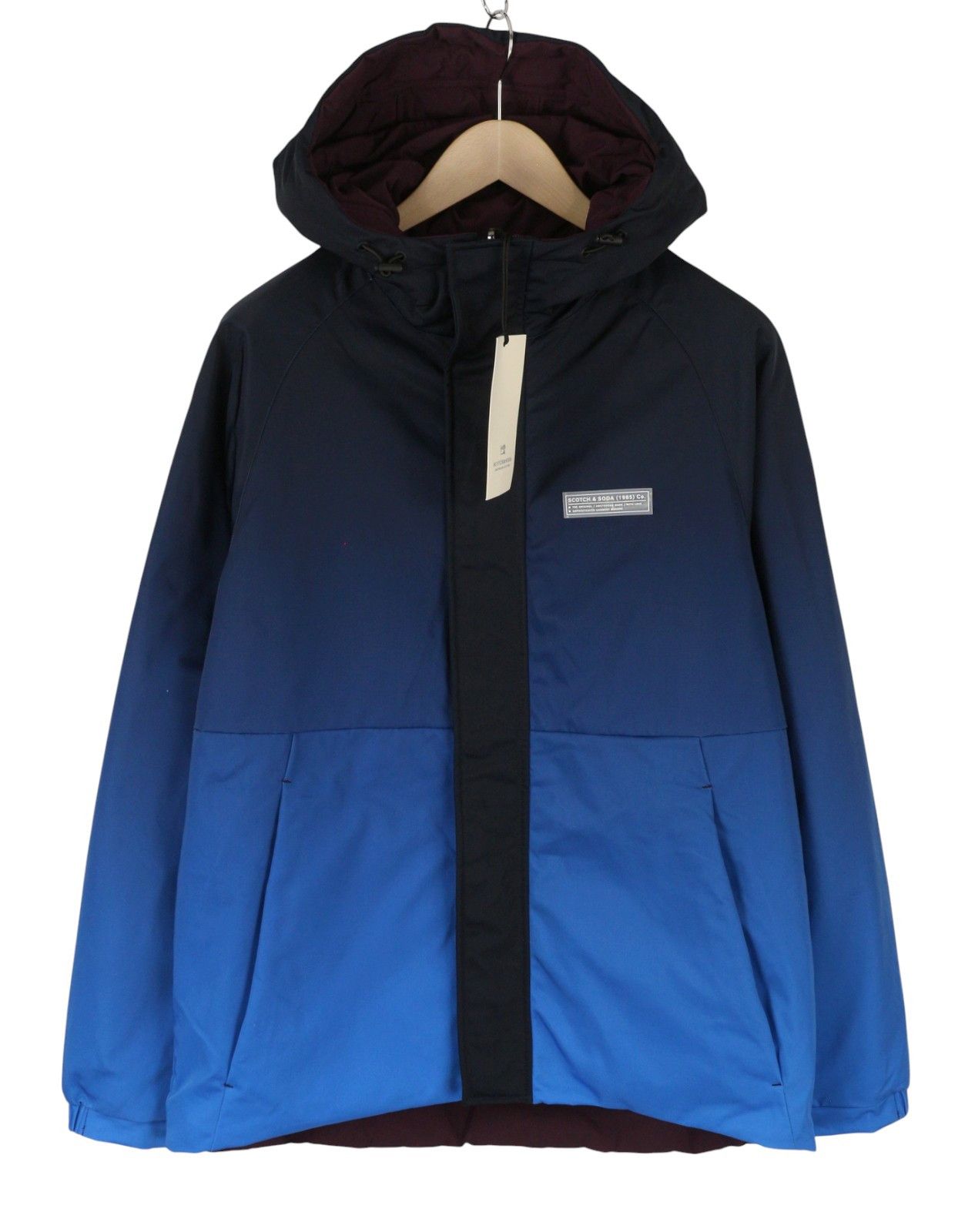 Scotch & Soda M Reversible Padded Hooded Zip Jacket 88475 Size US M / EU 48-50 / 2 - 1 Thumbnail