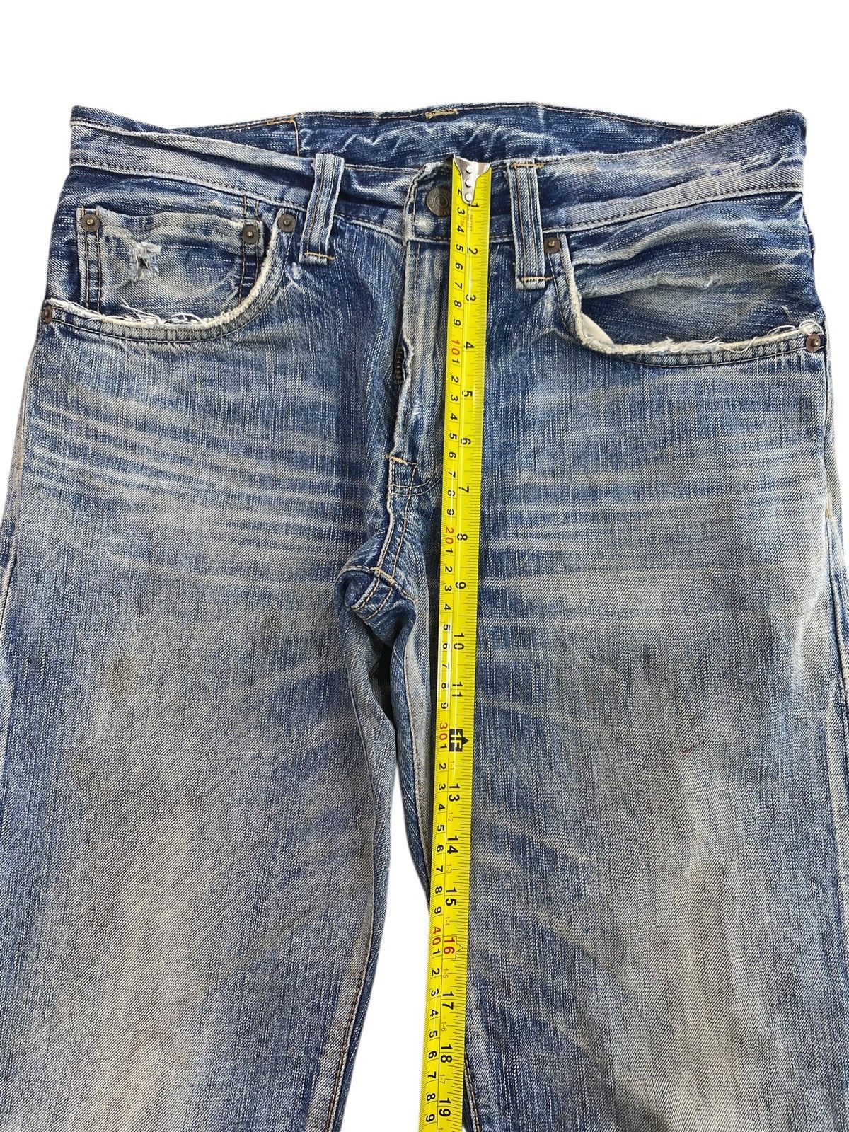 Edwin Edwin Brand Faded Blue Wash Style Loose Jeans Size US 32 / EU 48 - 10 Thumbnail