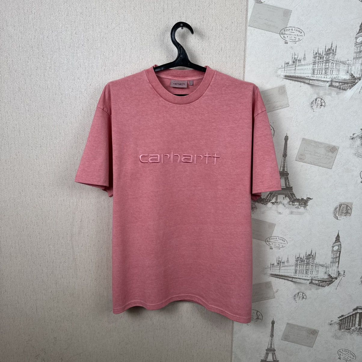 Carhartt Carhartt T shirt Embroidered Logo Pink Duster L Streetwear Size US L / EU 52-54 / 3 - 1 Thumbnail