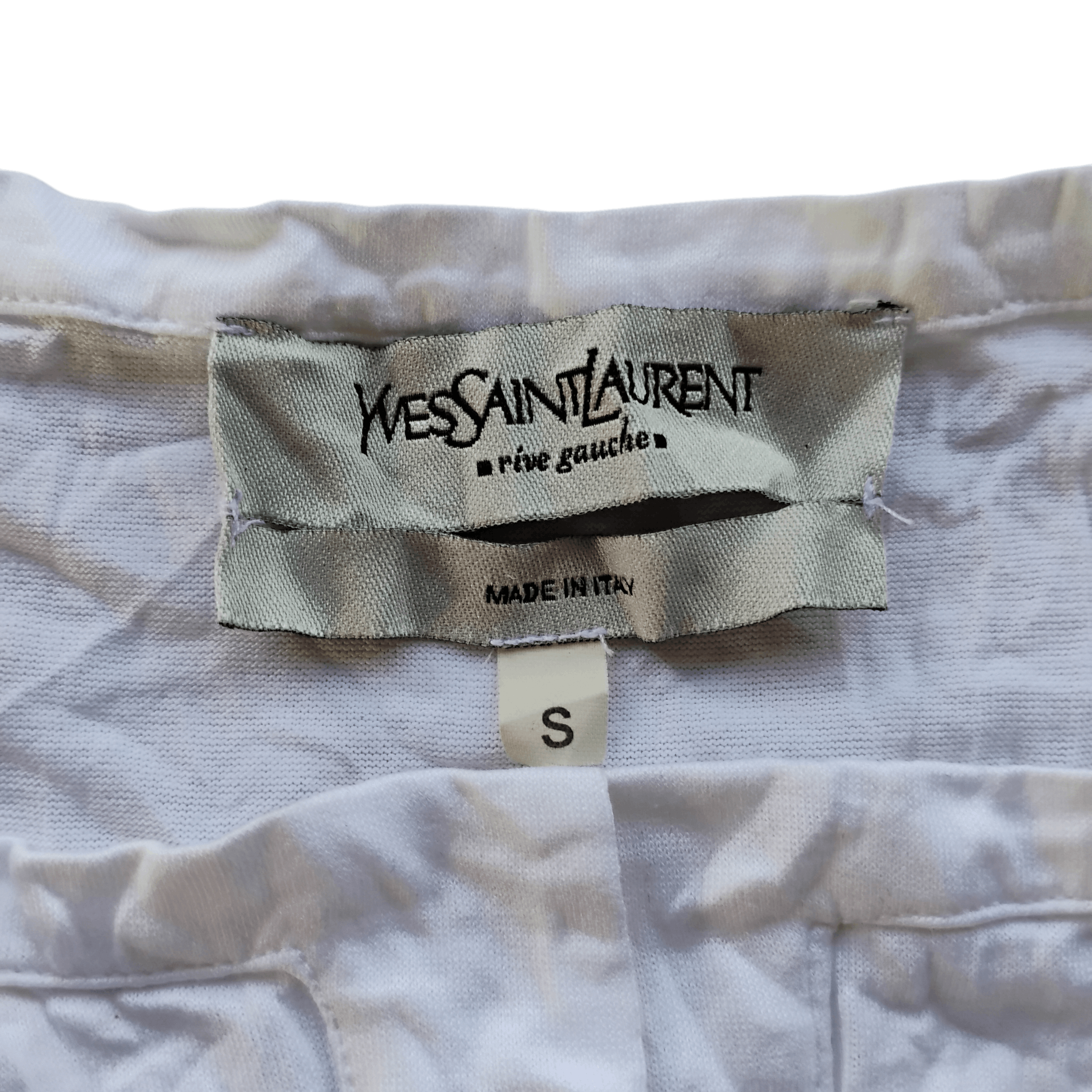 Yves Saint Laurent Yves Saint Laurent Rive Gauche T Shirt Size S / US 4 / IT 40 - 3 Thumbnail