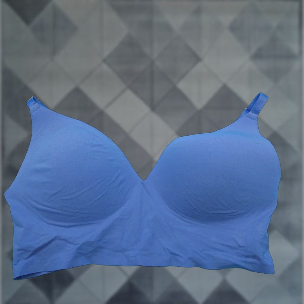 Victorias Secret Victoria's Secret Push Up Bra XL Blue Wireless Pullover Lingerie Women Dd