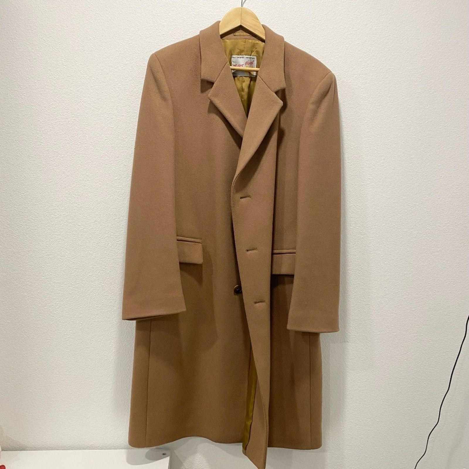 Robert Geller Teller Vintage Original Import Men's Wool Overcoat - 44 Size US L / EU 52-54 / 3 - 1 Thumbnail