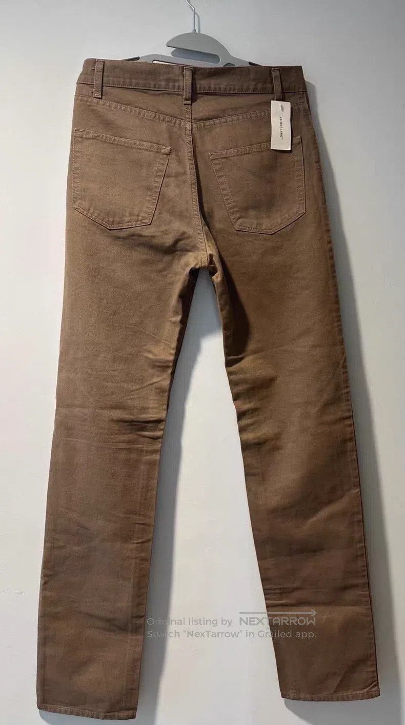Helmut Lang Helmut Lang 1996 Body Issue Brown Denim Pants Size US 30 / EU 46 - 4 Thumbnail