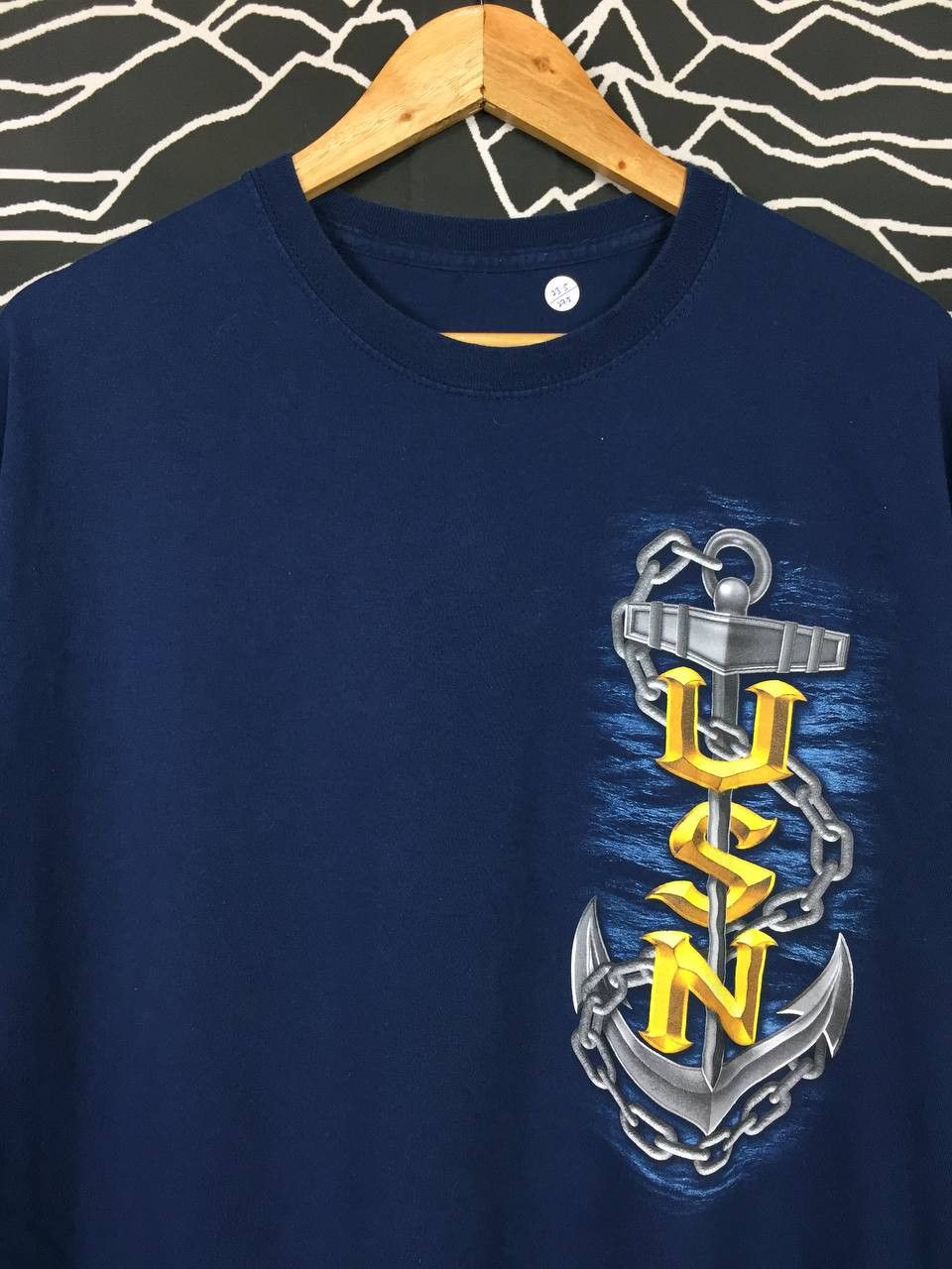 Vintage United States Navy USN The Sea Is Ours Graphic Tee Size US XL / EU 56 / 4 - 6 Thumbnail