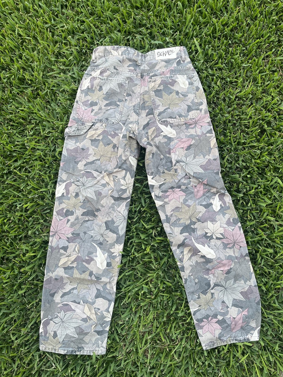 Japanese Brand × Vintage Japanese origami camo baggy pants‼️ Size US 30 / EU 46 - 1 Thumbnail