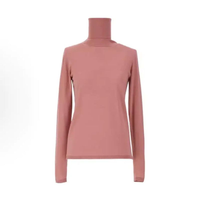 Max Mara MaxMara Pink Long Sleeve Sweater for Women 0089 Size M / US 6-8 / IT 42-44 - 1 Thumbnail