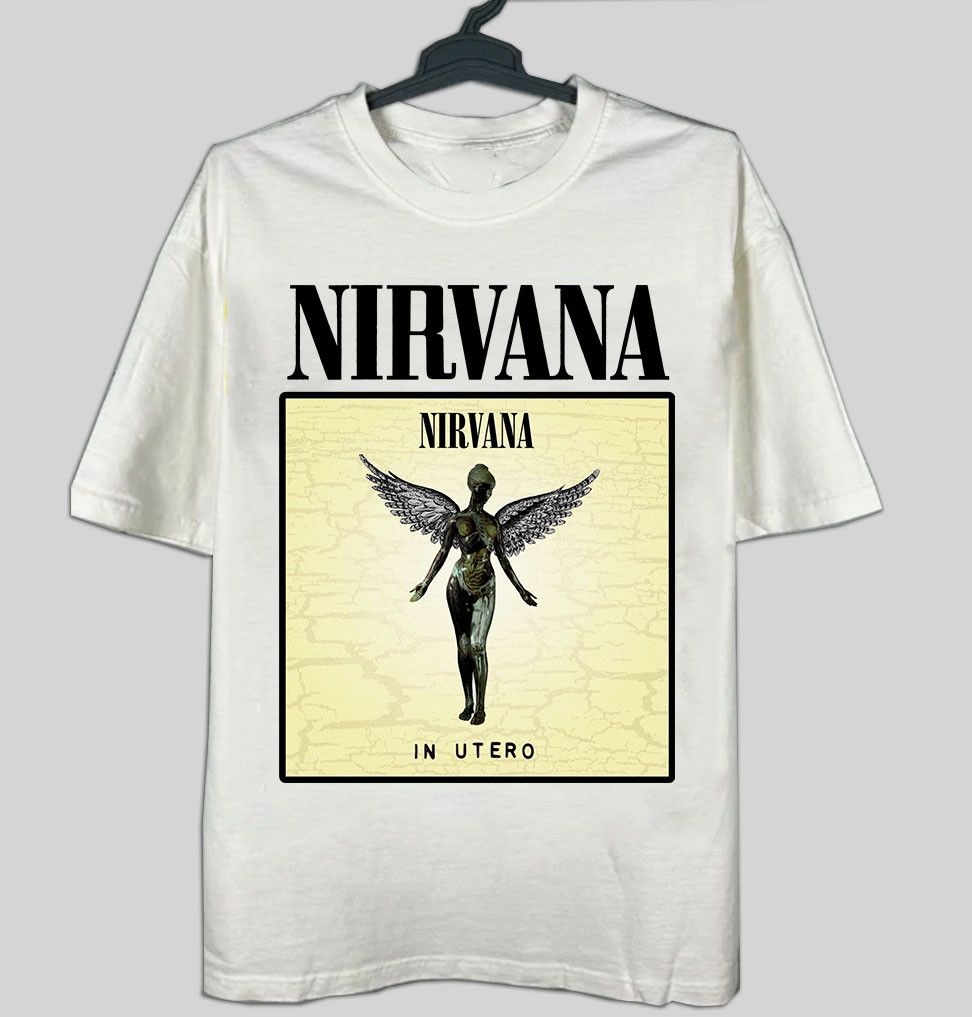 Nirvana 90s Nirvana in Utero T-shirt Tee Size US XL / EU 56 / 4 - 1 Thumbnail
