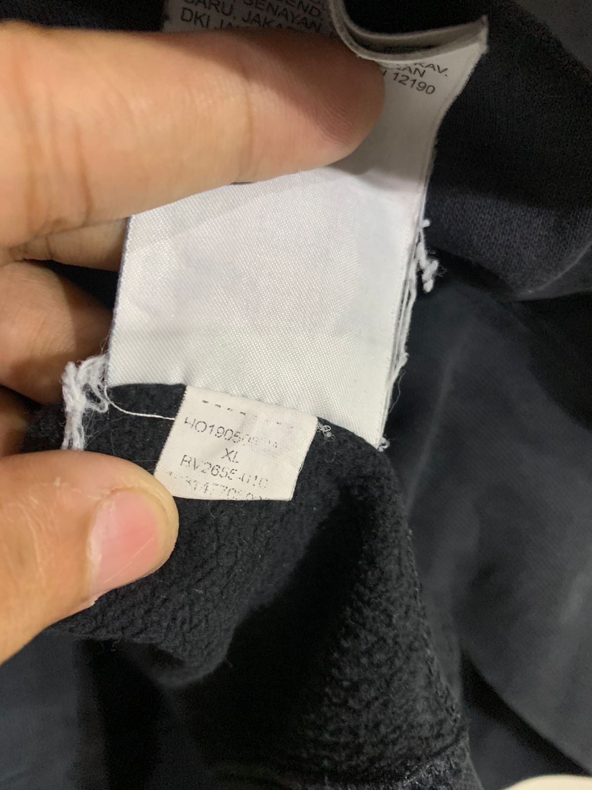 Nike Reworked hoodienike, hand made white painting Size US XL / EU 56 / 4 - 4 Thumbnail