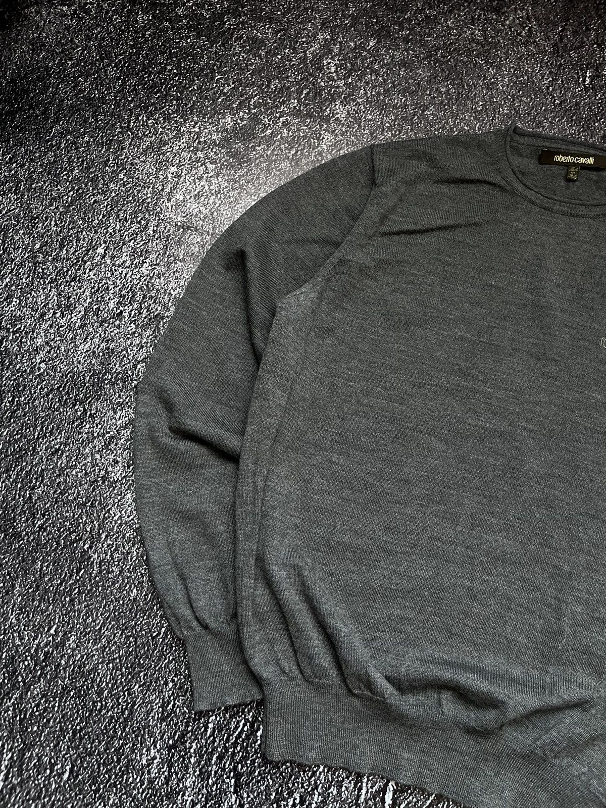Roberto Cavalli Roberto Cavalli Wool Grey Jumper / Sweater Size US S / EU 44-46 / 1 - 2 Thumbnail