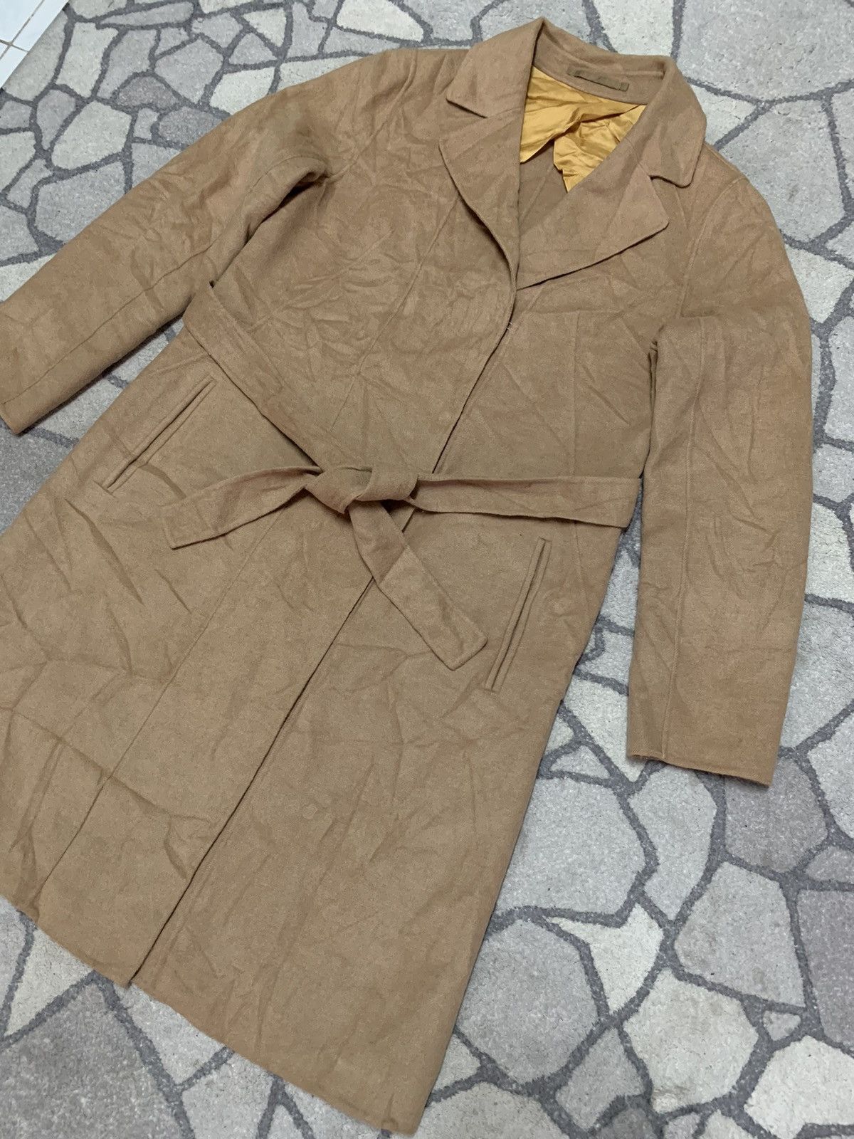 Designer × Paul Stuart Paul Stuart Long Coat Wool and Cashmere Size S / US 4 / IT 40 - 3 Thumbnail