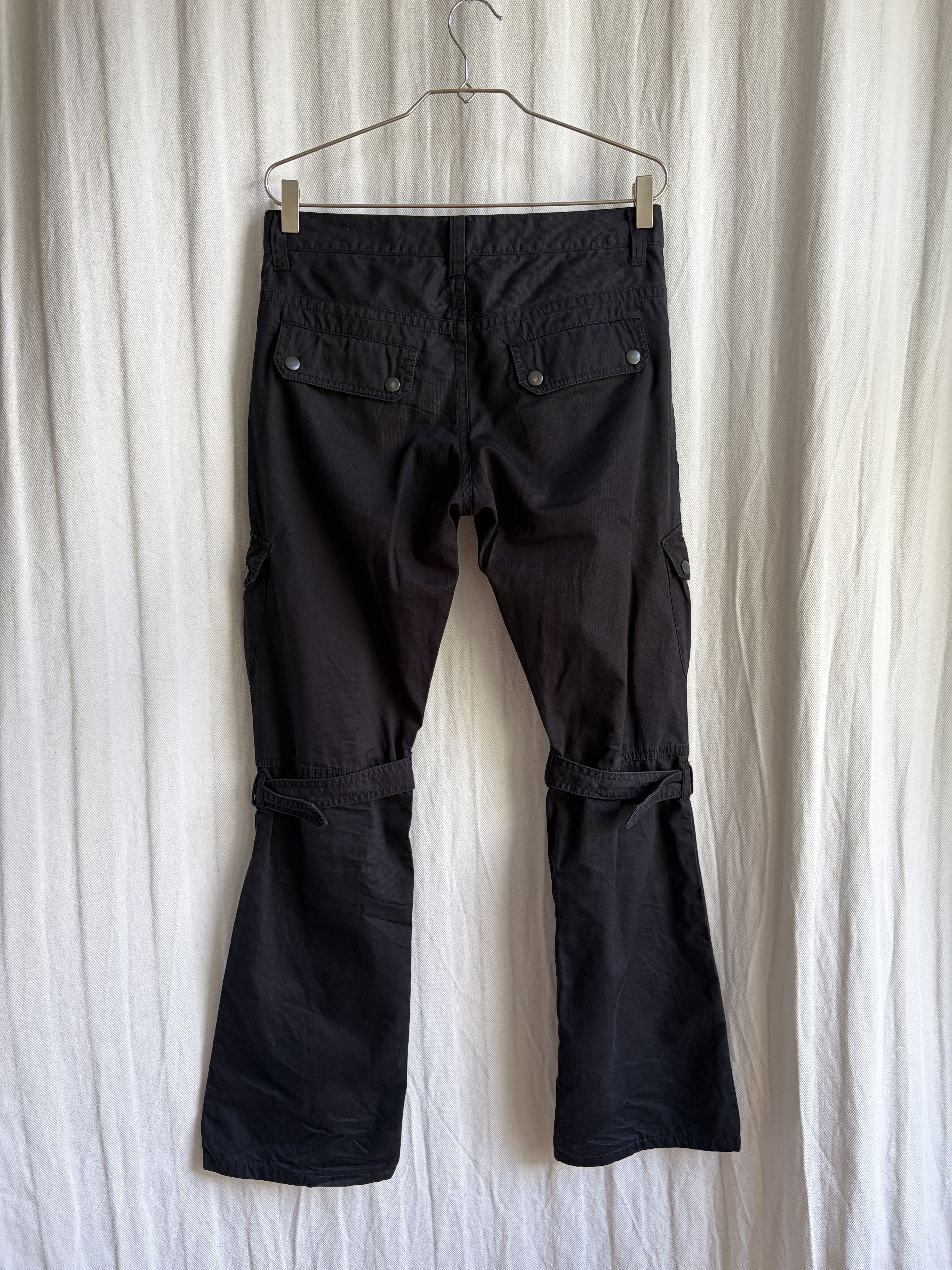 Tete Homme 90s Bondage Flared Cargo Pants Size US 30 / EU 46 - 8 Thumbnail