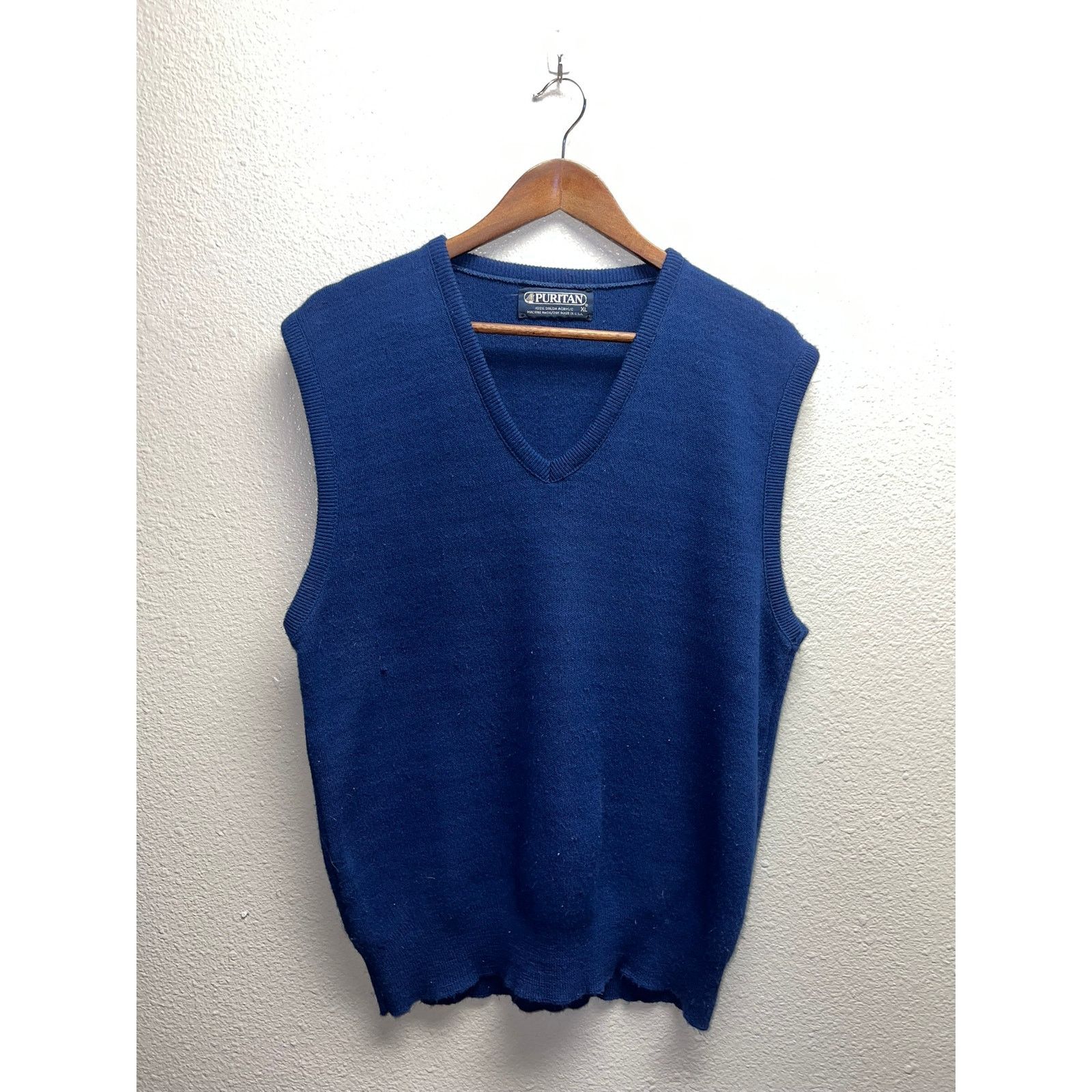 Puritan Vintage Puritan Sweater Vest Orlon Acrylic USA Made 90s M Size US M / EU 48-50 / 2 - 1 Thumbnail