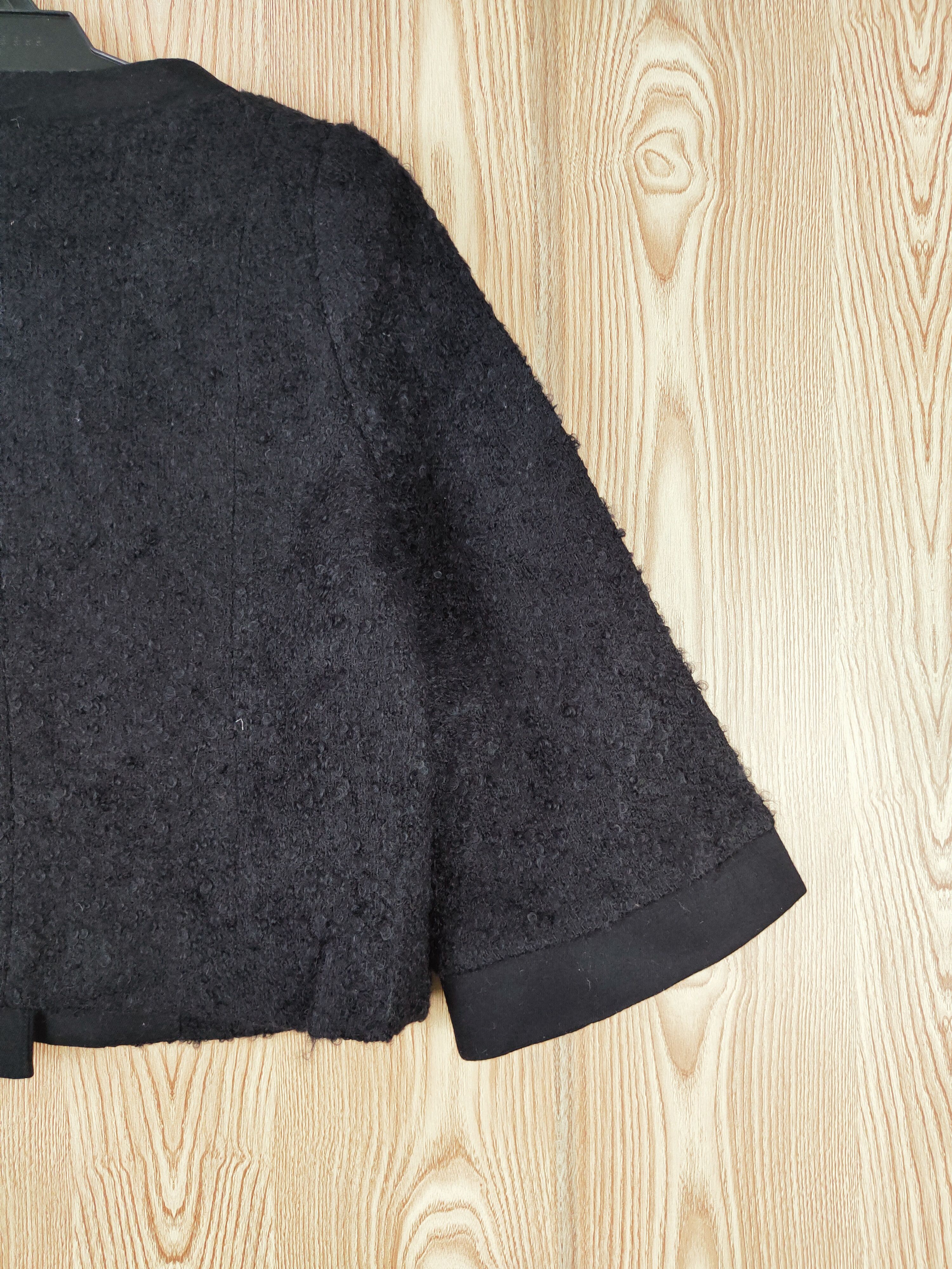 Japanese Brand × Vintage Avant-garde design 💥 Proportion Black Wool Jackets Size S / US 4 / IT 40 - 9 Thumbnail