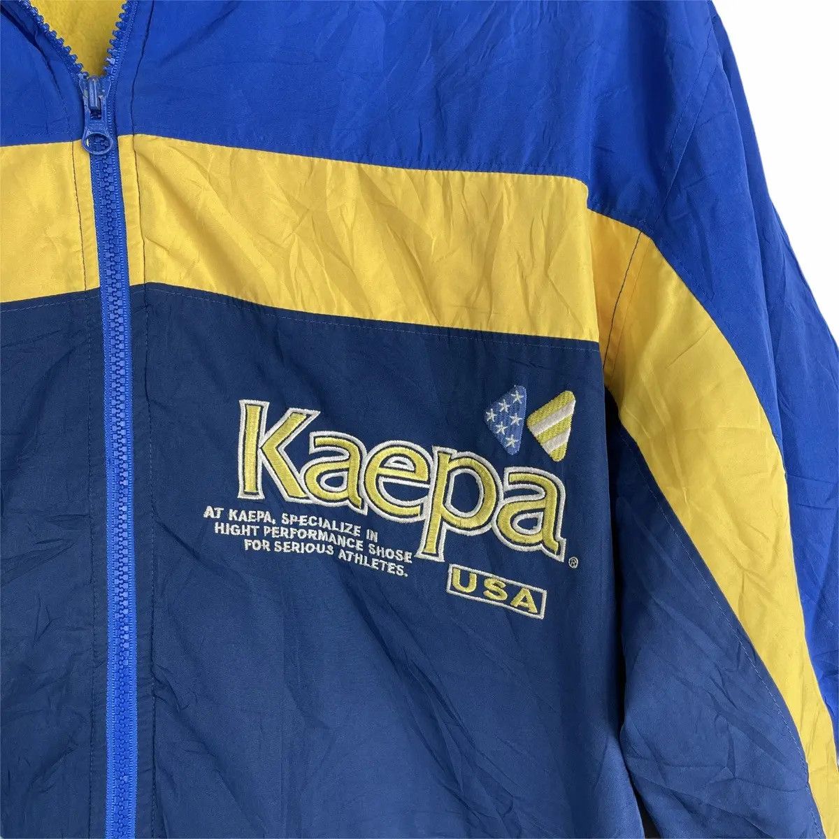 Vintage Vintage KAEPA ATHLETIC BLUE Sport Big Logo Zip Up Sweater Size US L / EU 52-54 / 3 - 5 Thumbnail