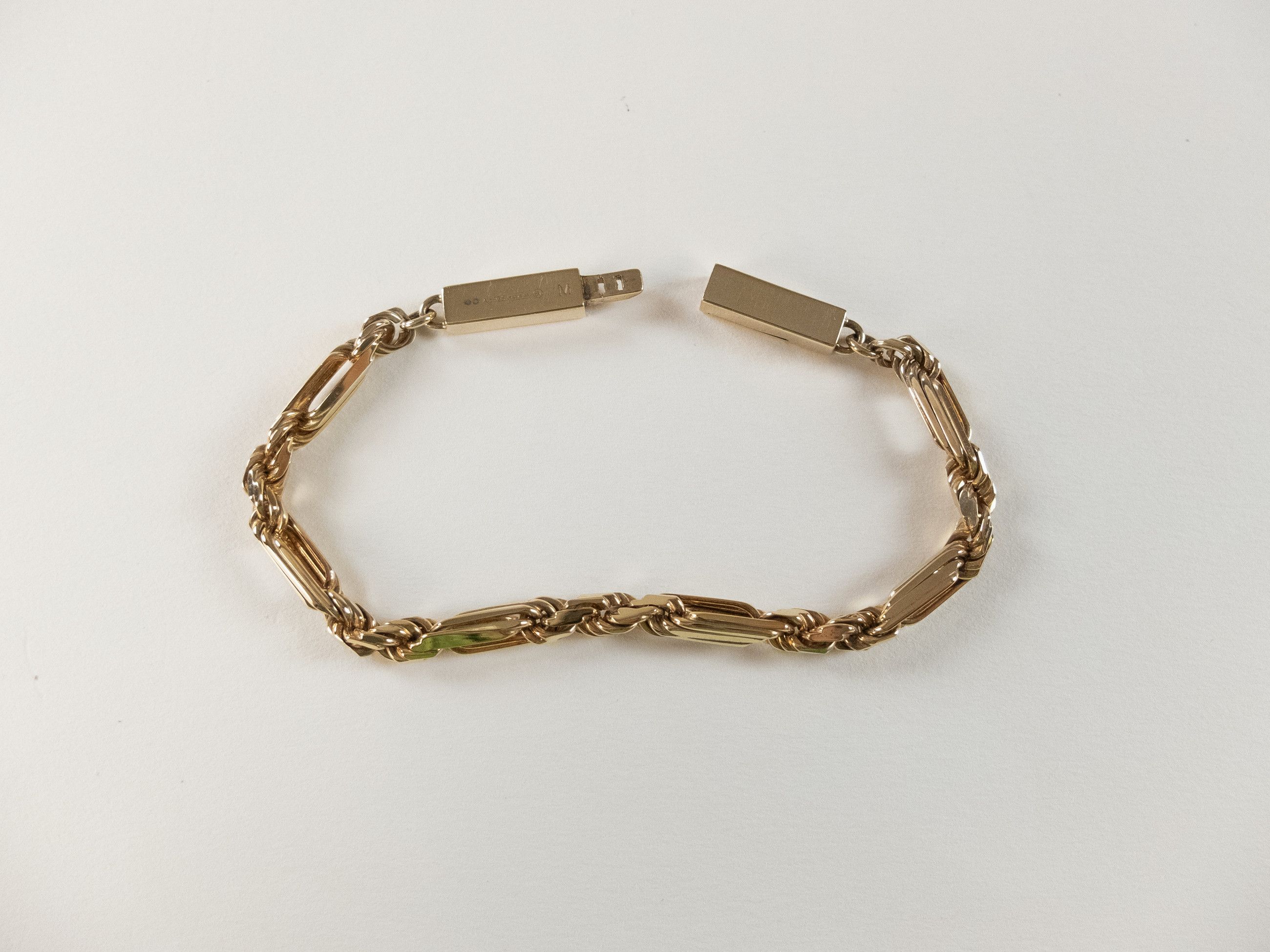Bottega Veneta BOTTEGA VENETA Ripple gold plated silver chain bracelet M q Size ONE SIZE - 8 Thumbnail
