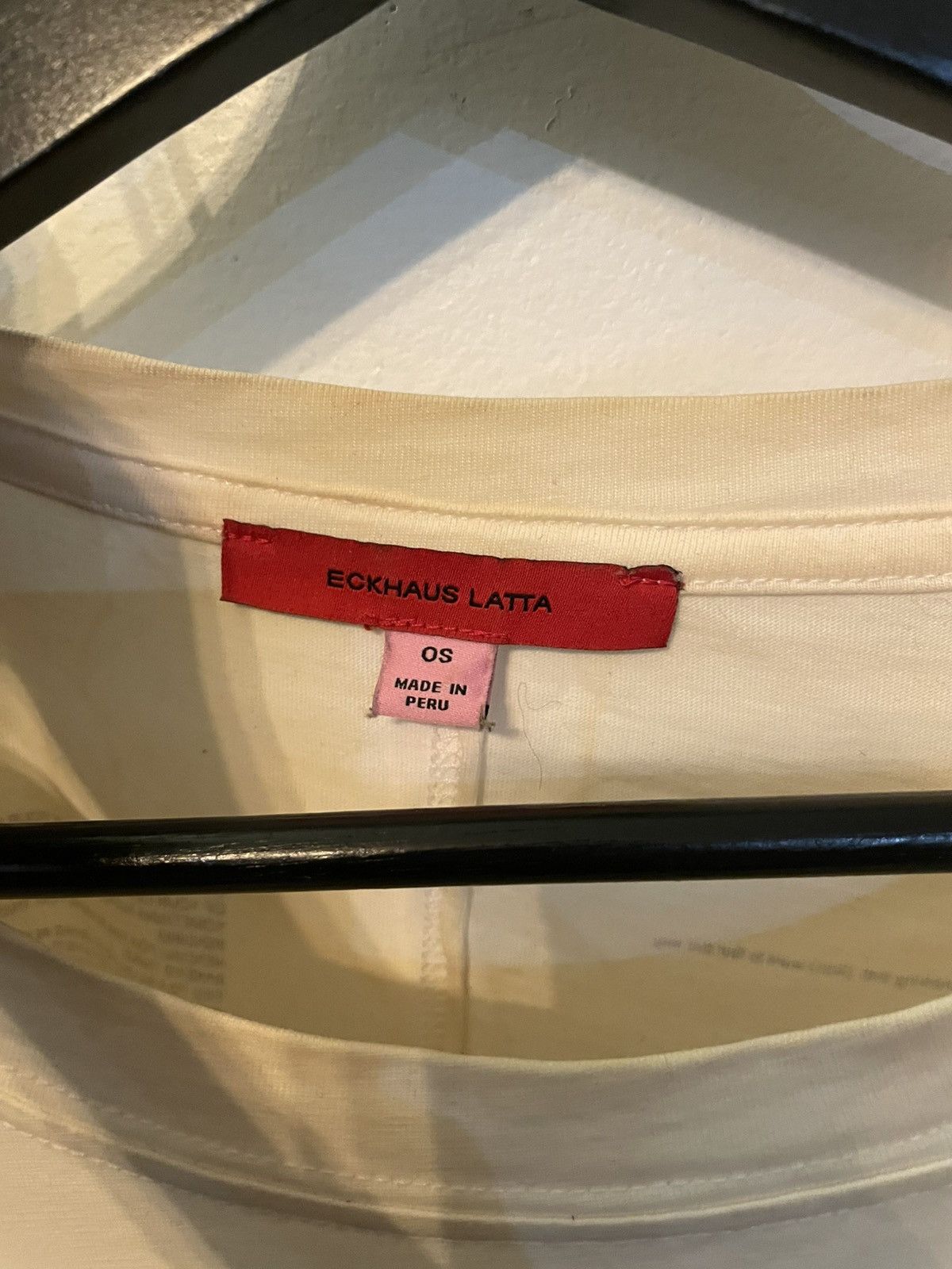 Eckhaus Latta ECKHAUS LATTA 10 YR ANNIVERSARY LAPPED TEE Size US M / EU 48-50 / 2 - 4 Thumbnail