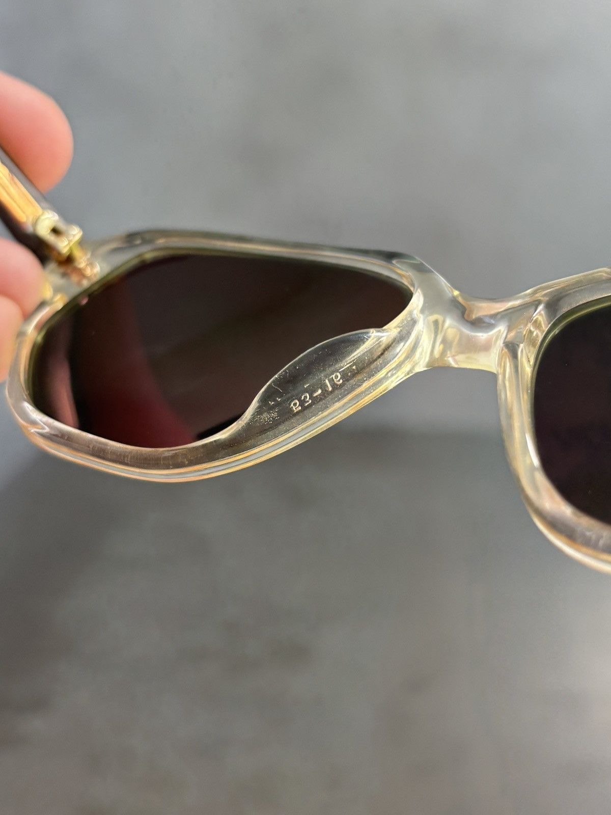 Pierre Cardin × Vintage 1980s Pierre Cardin Sunglasses Marble Wayfarer Angular Geome Size ONE SIZE - 10 Thumbnail