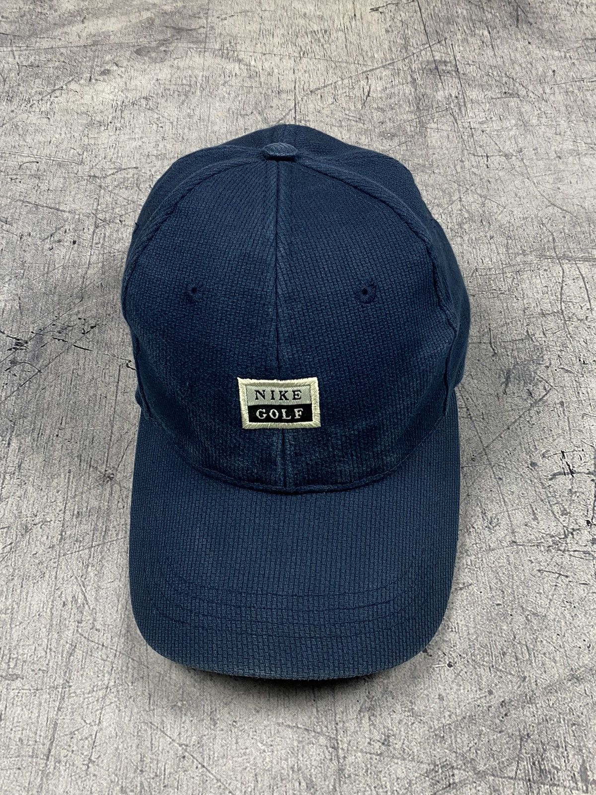 Nike × Vintage Vintage 90s Nike Golf Corduroy Centre Logo Made in USA Cap Size ONE SIZE - 3 Thumbnail