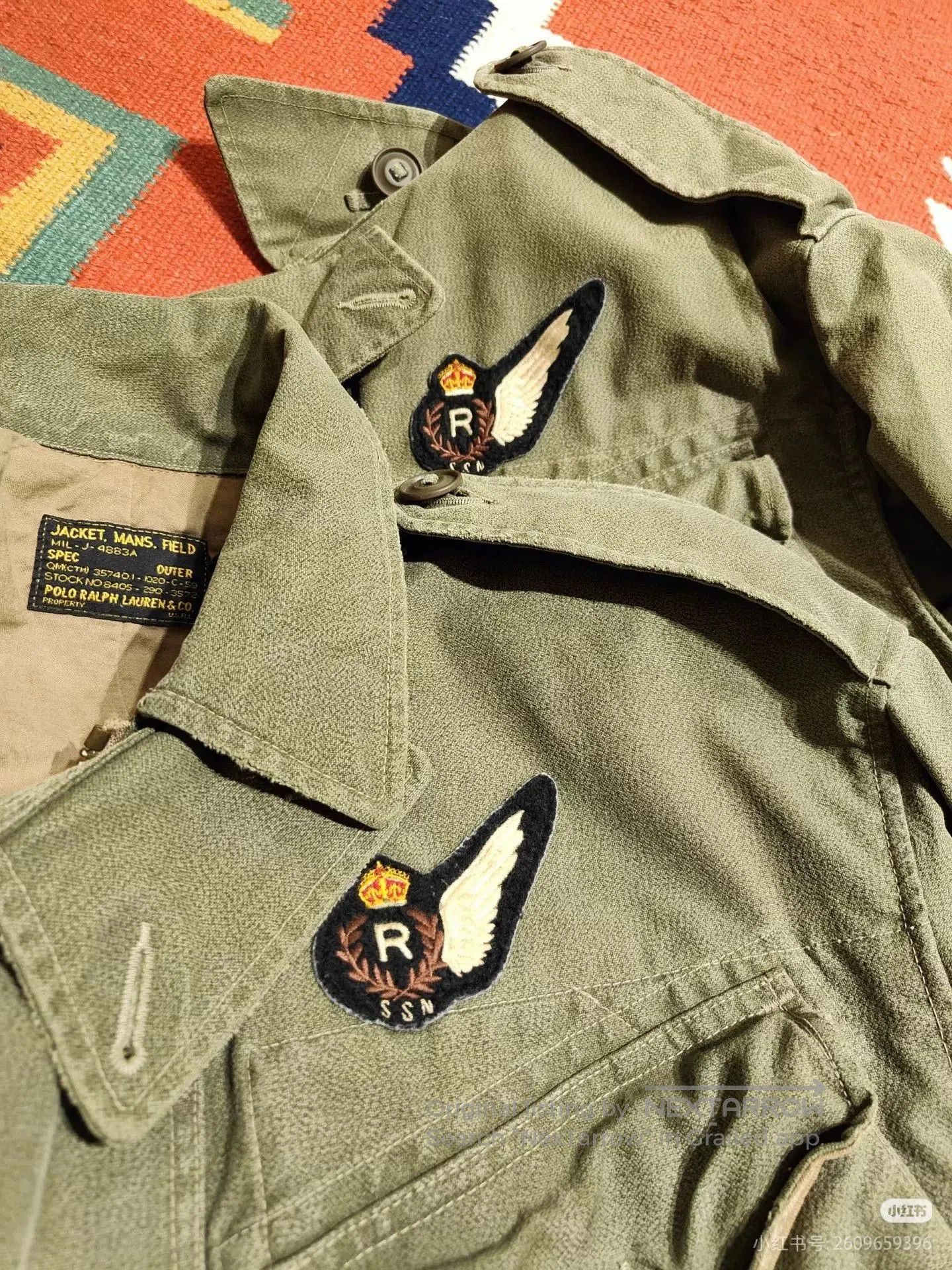 RRL Ralph Lauren Ralph Lauren Pepper Salt Combat Jacket. Size US M / EU 48-50 / 2 - 8 Thumbnail