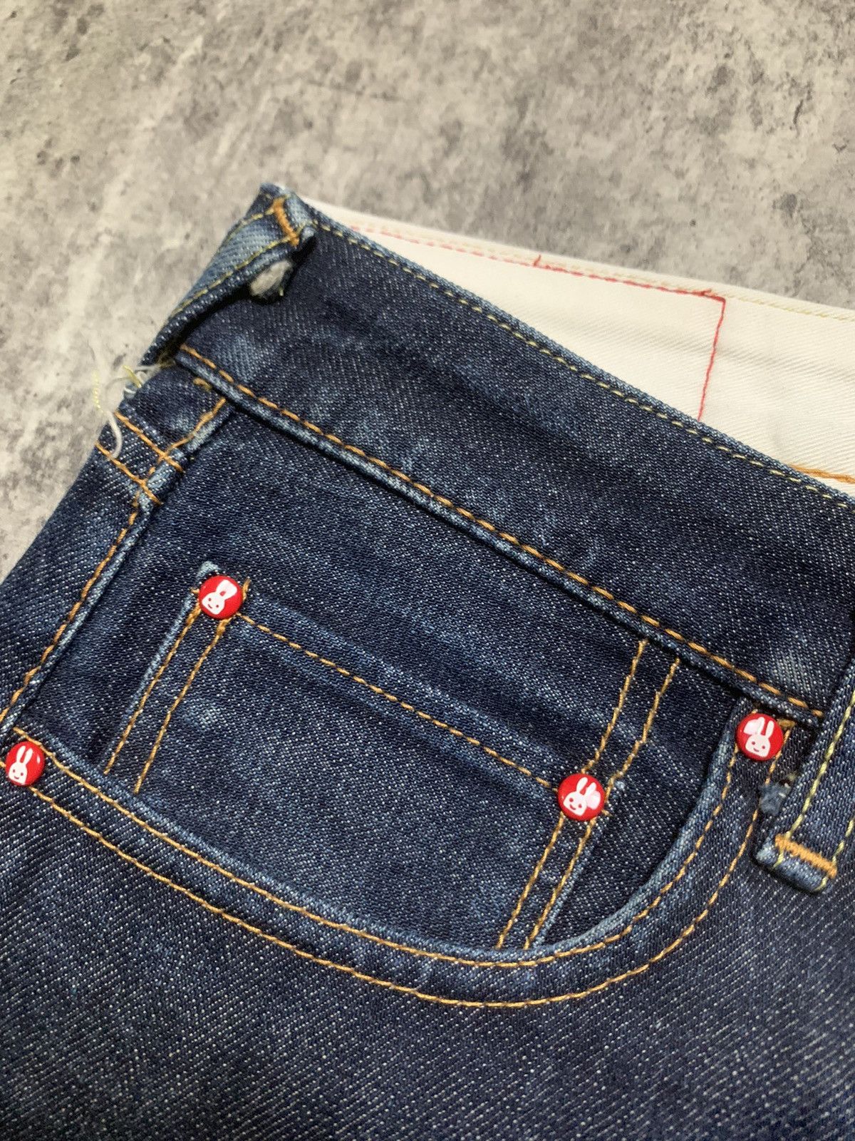 Hysteric Glamour Cune Rabbit Daicock Japanese Deep Indigo Denim Evisu Style Size US 30 / EU 46 - 8 Thumbnail