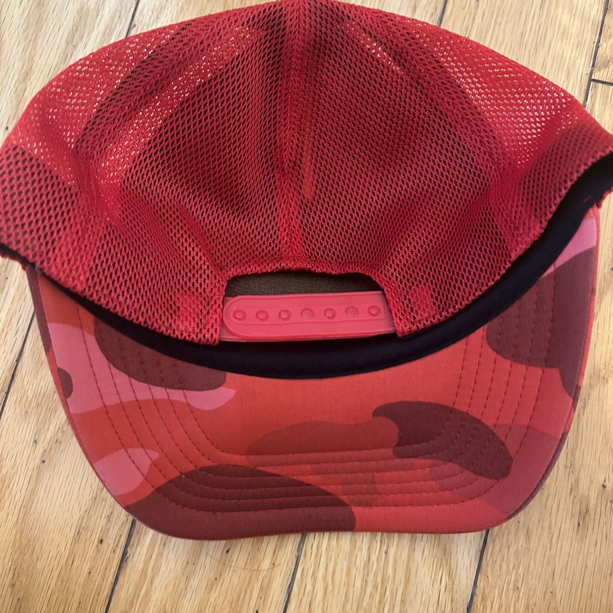 Bape Bape Baseball Cap Red Camo College Logo Size ONE SIZE - 2 Thumbnail