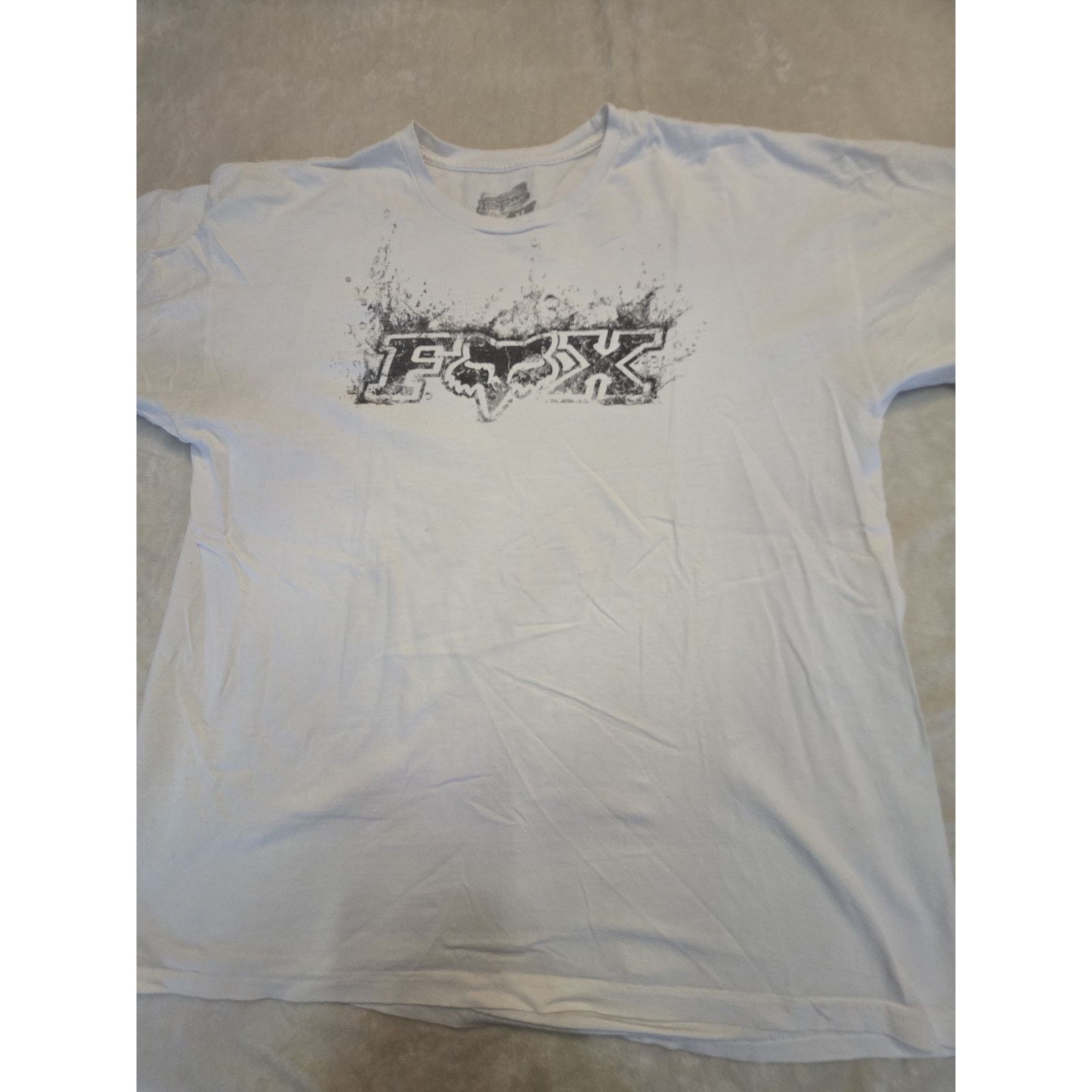 Fox Racing Fox Racing Men's Size Xl White Short Sleeve Graphic T-Shirt Size US XL / EU 56 / 4 - 1 Thumbnail