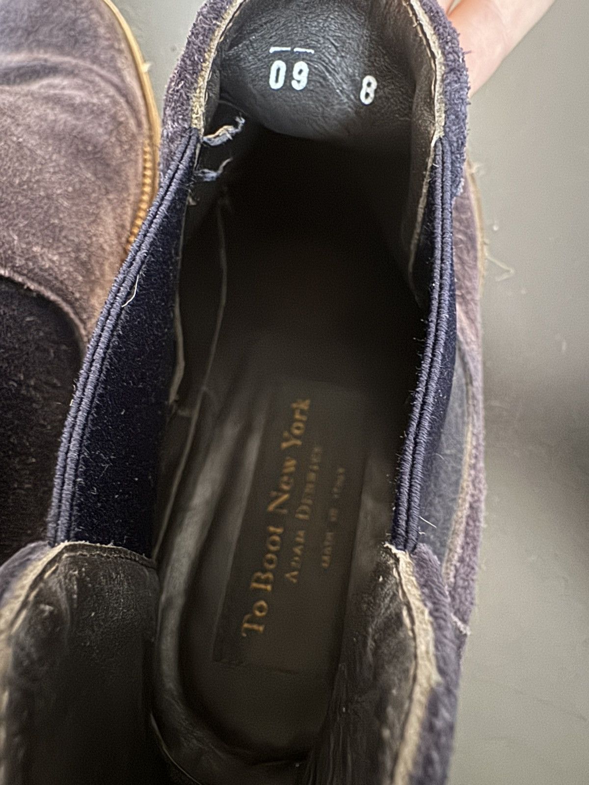 To Boot New York To Boot New York Suede Chelsea Navy Size US 8 / EU 41 - 5 Thumbnail