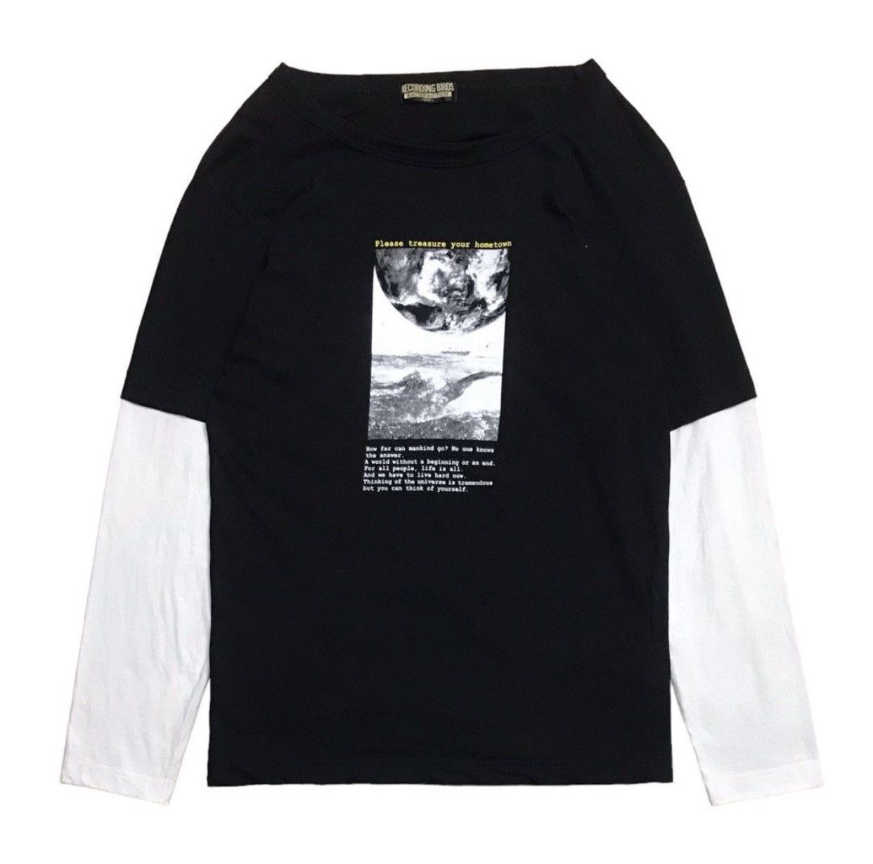 If Six Was Nine Recording Bird Double Layer Humanity Longsleeve Size US S / EU 44-46 / 1 - 1 Thumbnail