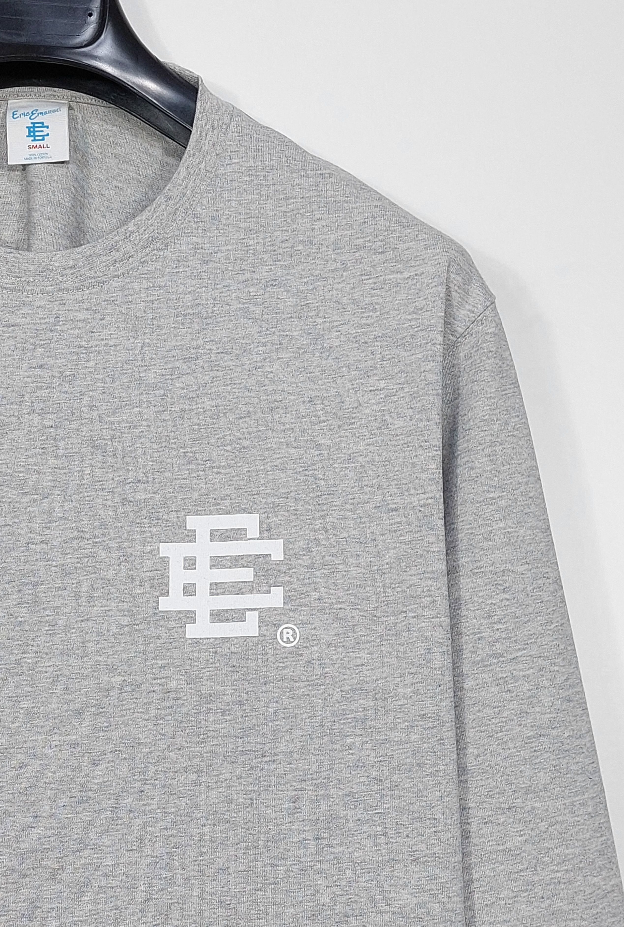 Eric Emanuel EE long sleeve tshirt - heather grey / white S Size US S / EU 44-46 / 1 - 5 Thumbnail