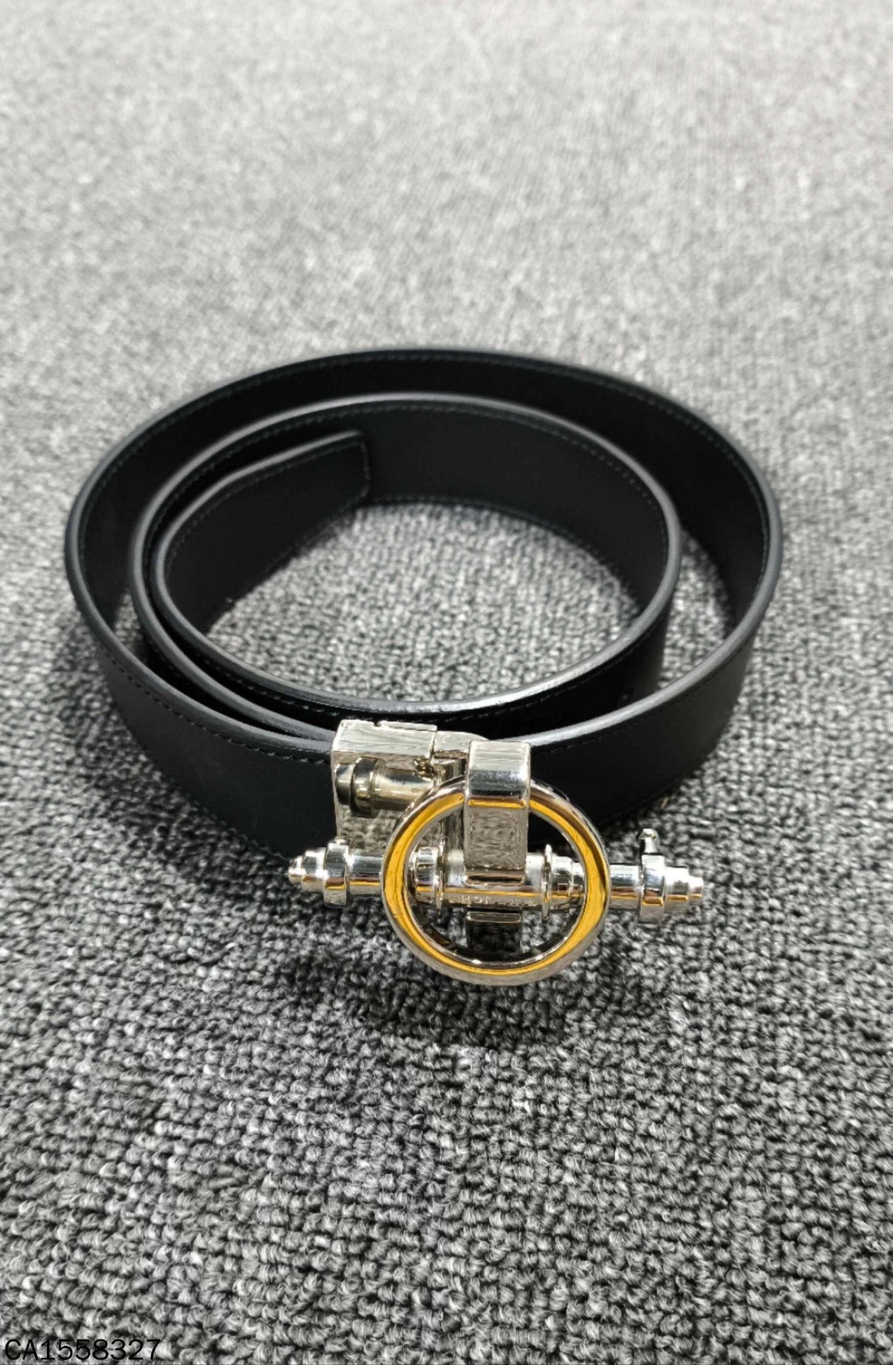 Givenchy GIVENCHY silver buckle black belt Size ONE SIZE - 1 Thumbnail