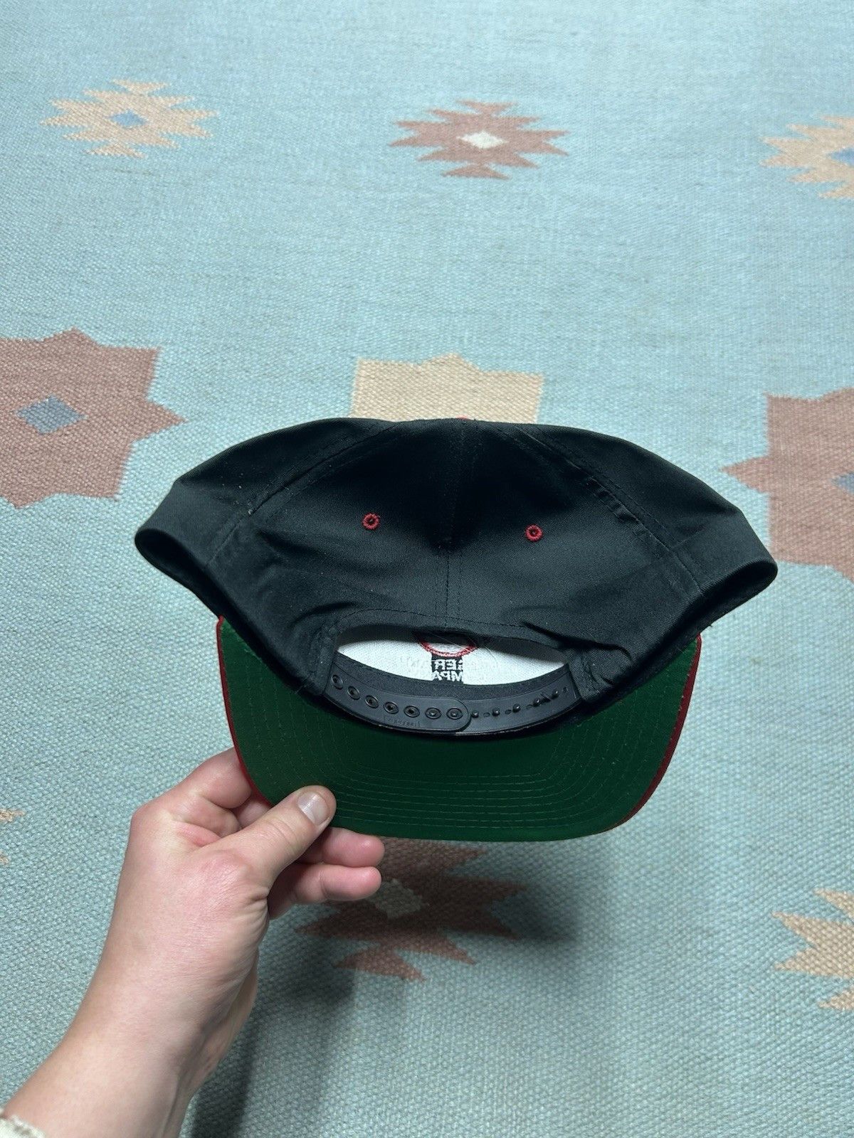 Vintage Vintage Snapback hat Con Agra Berger company Michigan Black Size ONE SIZE - 4 Thumbnail