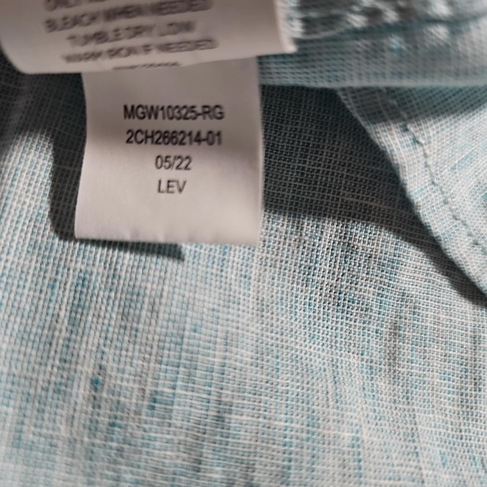 Other Even Tide Linen Cotton Short Sleeve Shirt Mens XL Button Up Size US XL / EU 56 / 4 - 7 Thumbnail